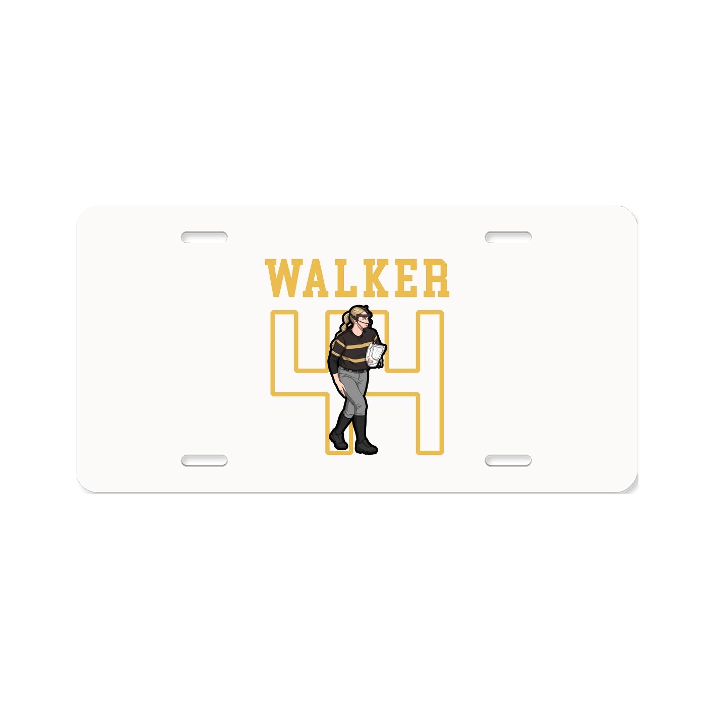 License Plate — Shirsey in Classic