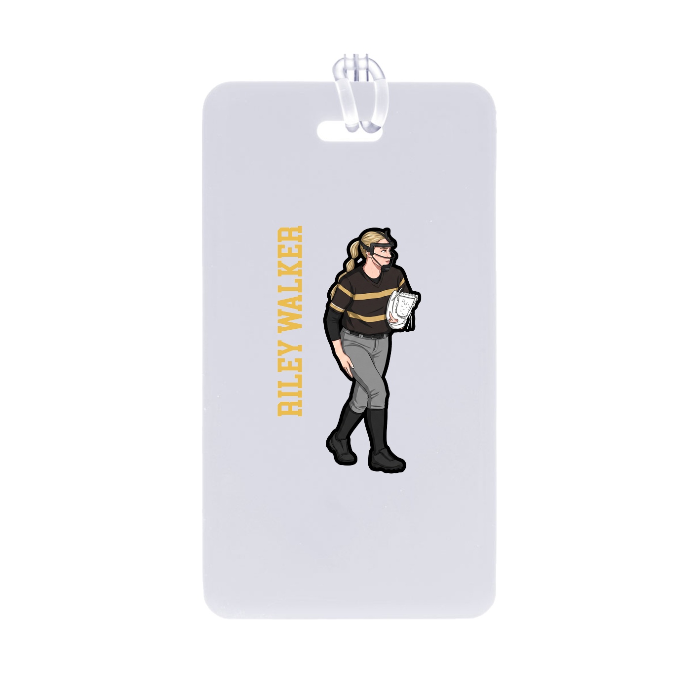 Bag Tag — Name Vertical in Classic