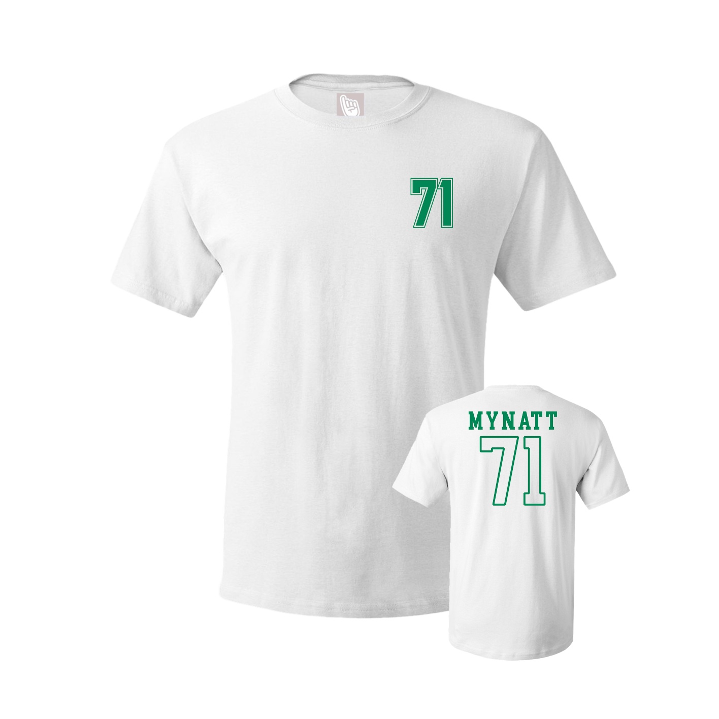 Tee — Chest Back in White