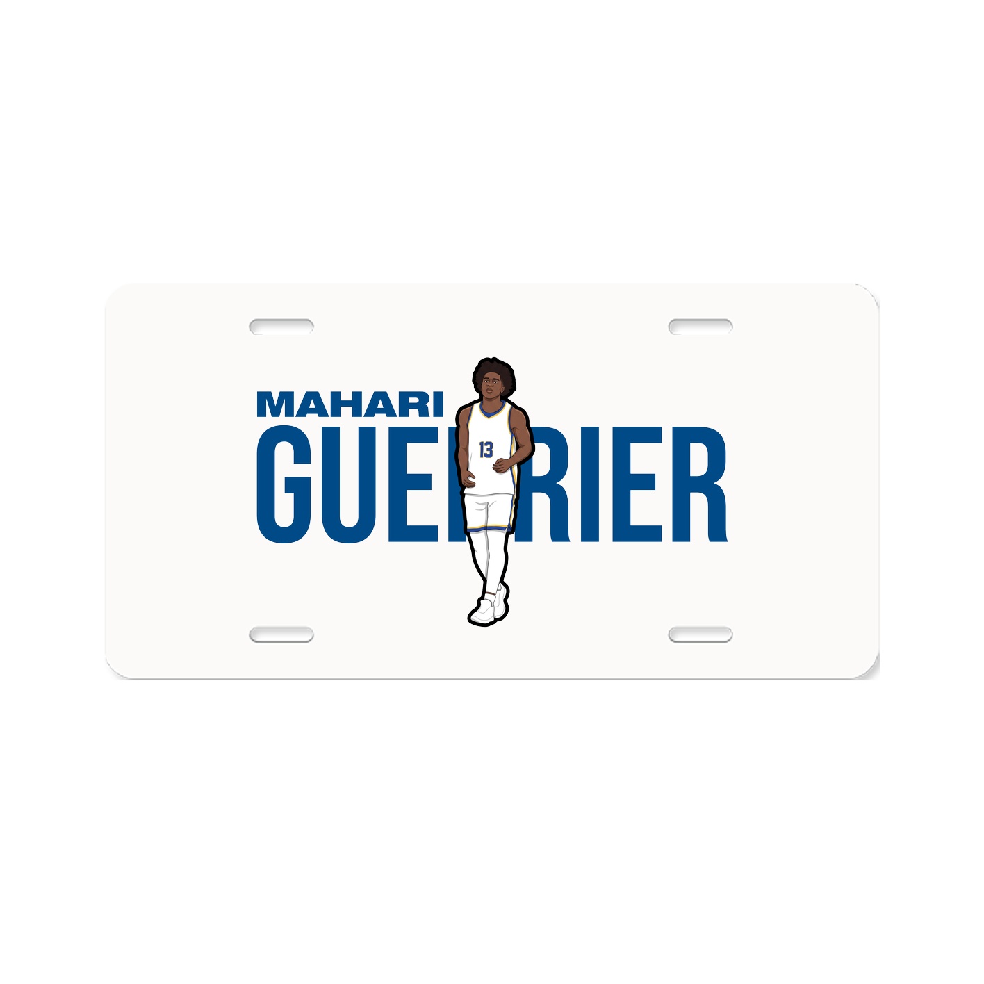 License Plate — Player Name in Classic