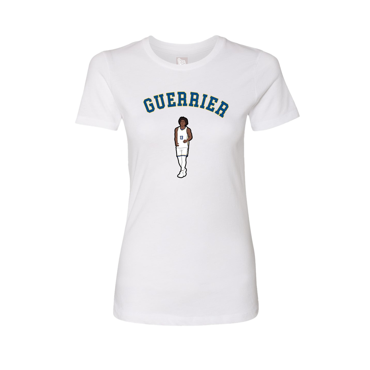 Fitted Women's Tee — Shirsey Arch in White