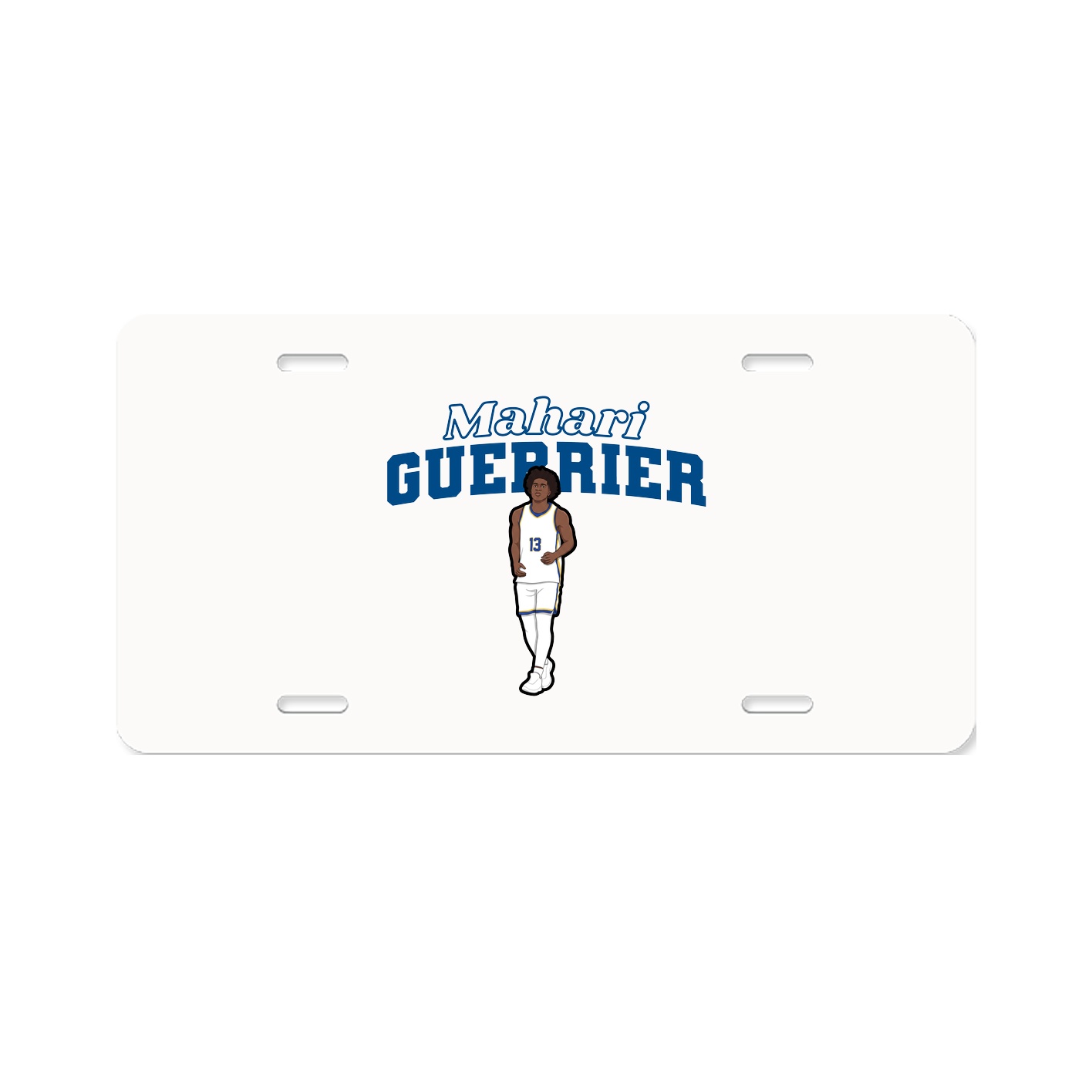 License Plate — Name Arch in Classic