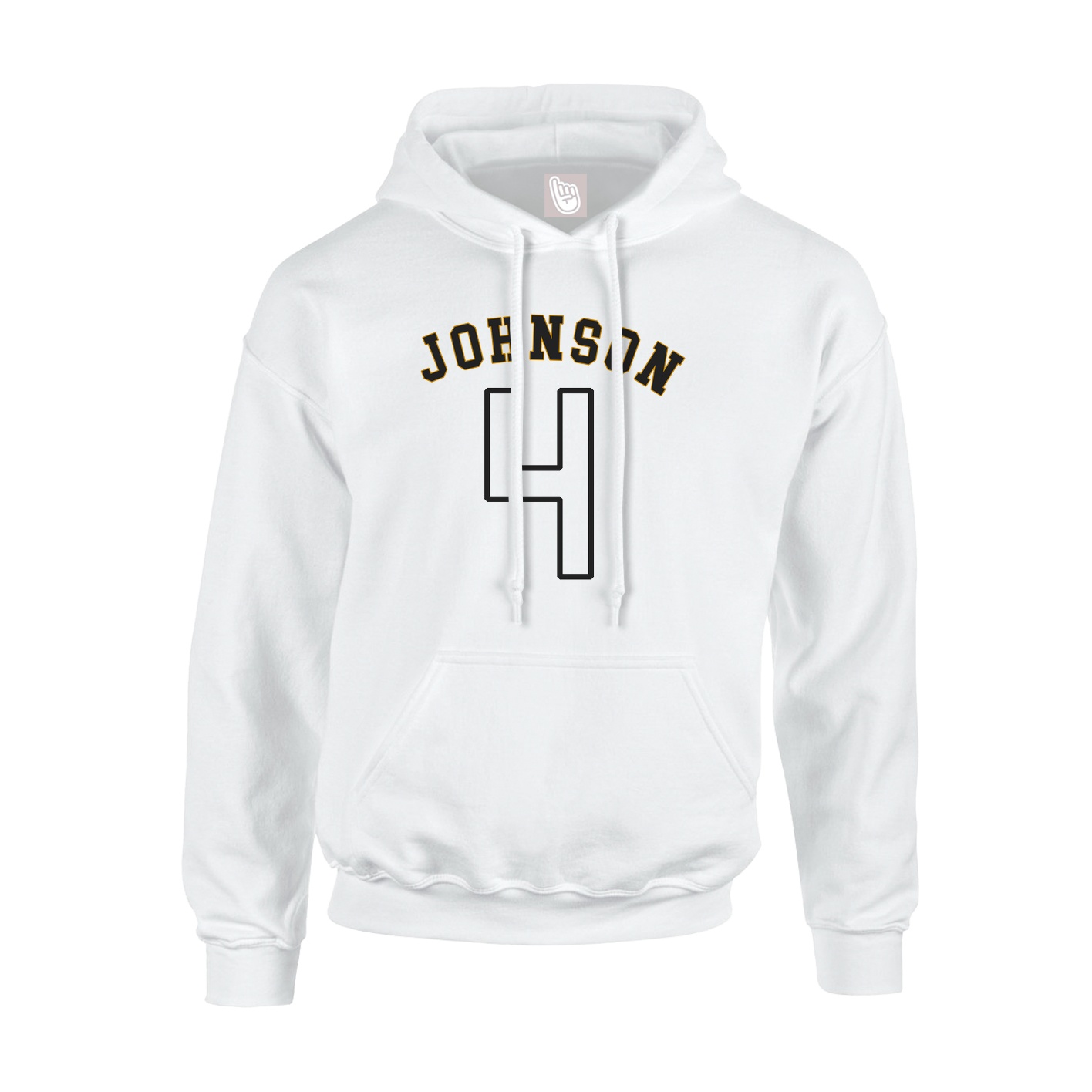 Youth Hoodie — Shirsey Arch in White