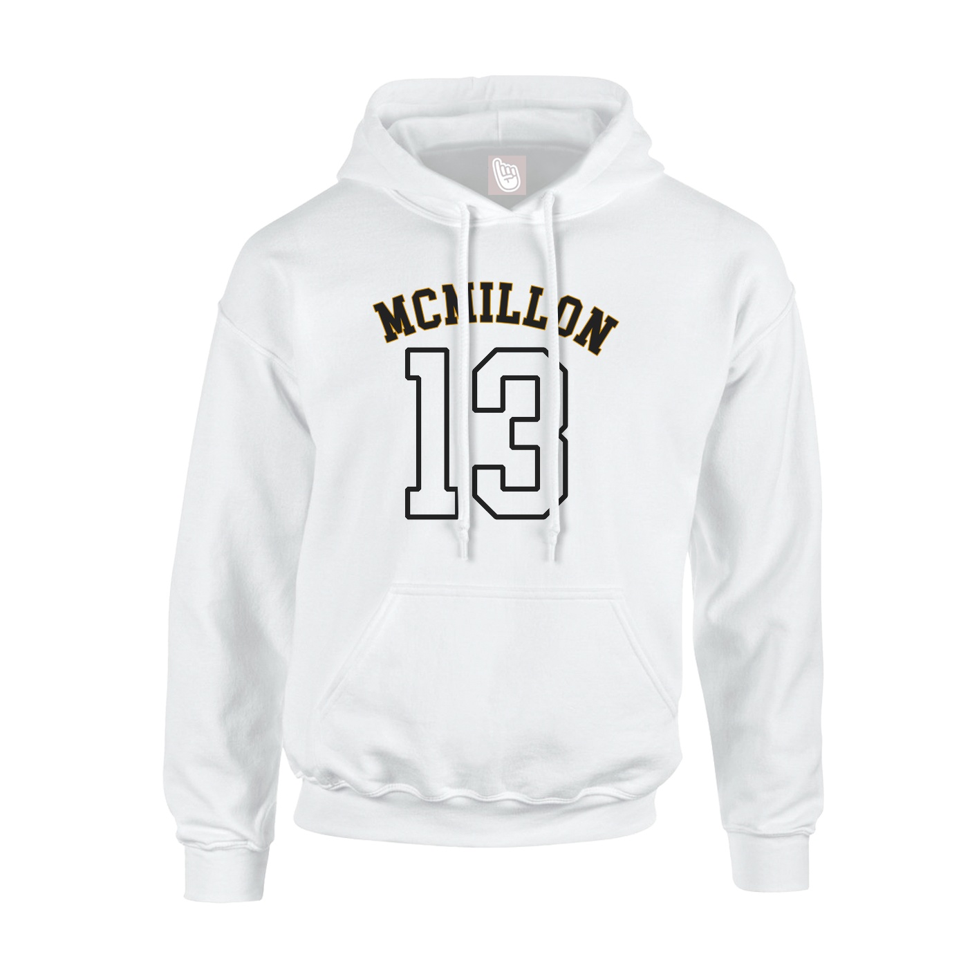 Youth Hoodie — Shirsey Arch in White