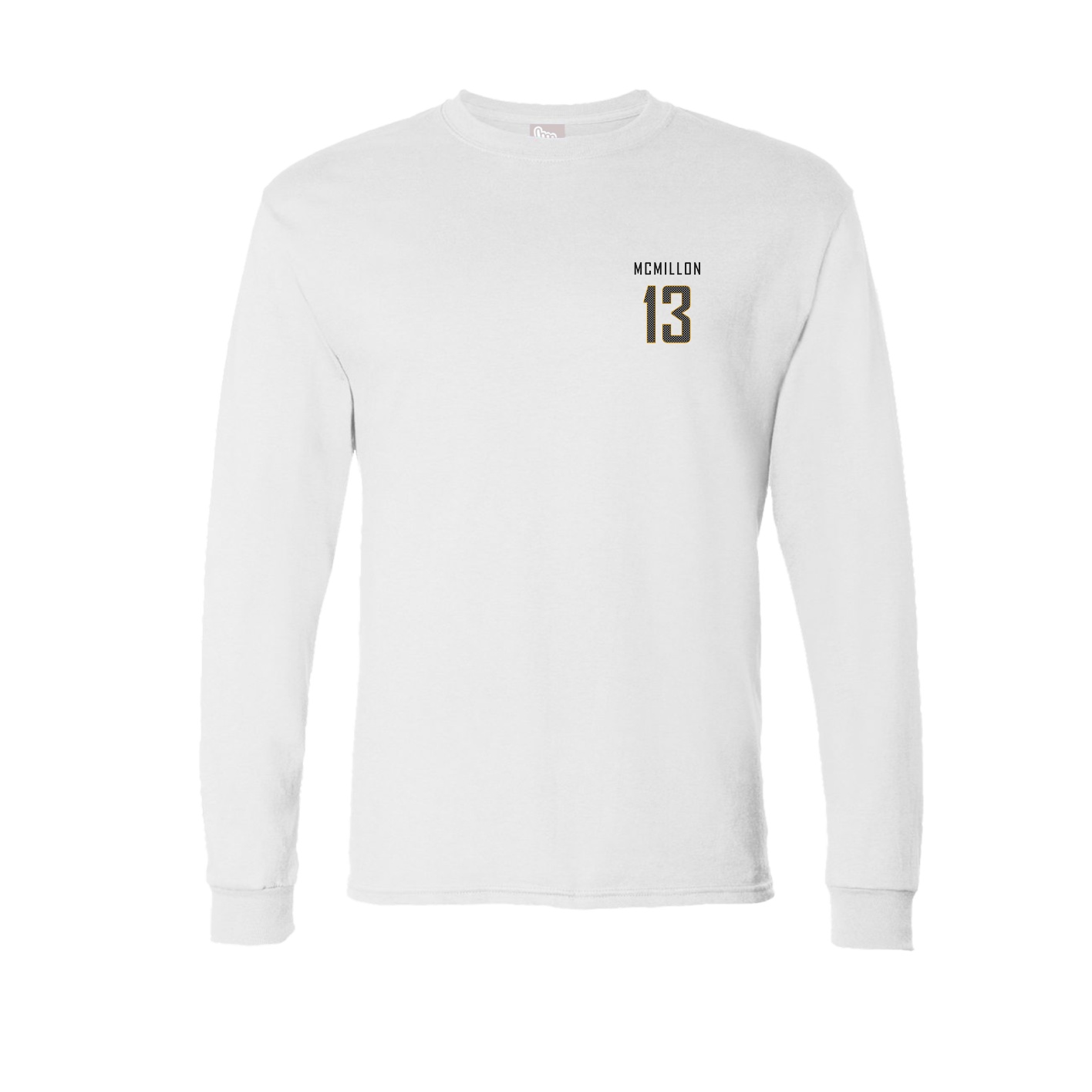 Long Sleeve Tee — Mesh Shirsey in White