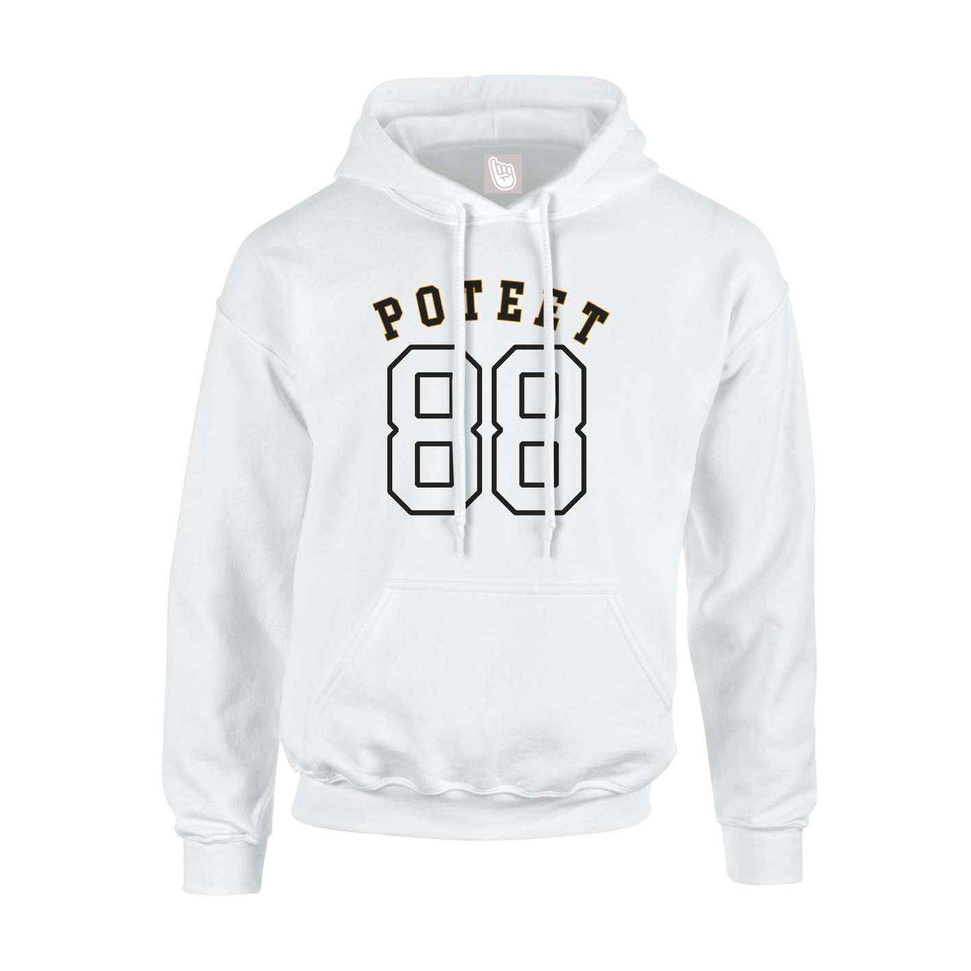 Youth Hoodie — Shirsey Arch in White