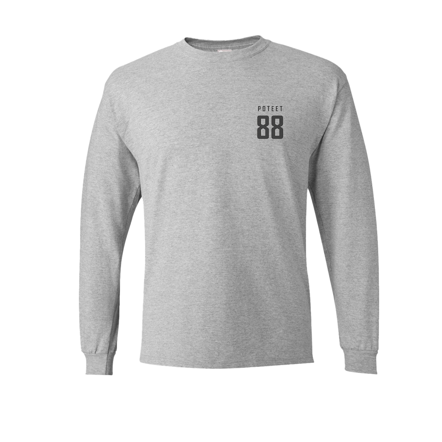 Long Sleeve Tee — Mesh Shirsey in Grey