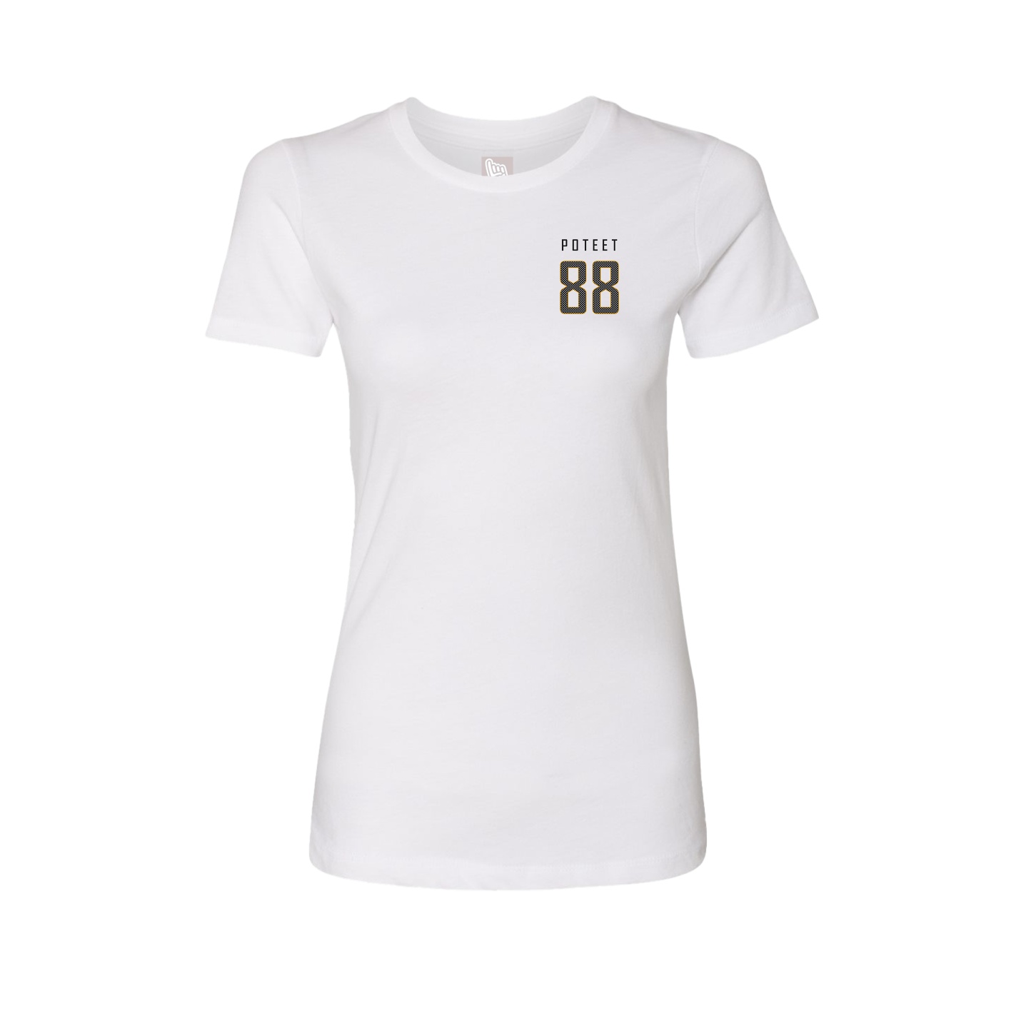 Fitted Women's Tee — Mesh Shirsey in White