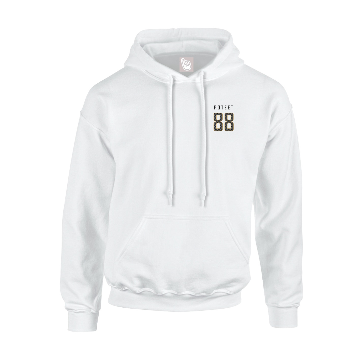 Hoodie — Mesh Shirsey in White