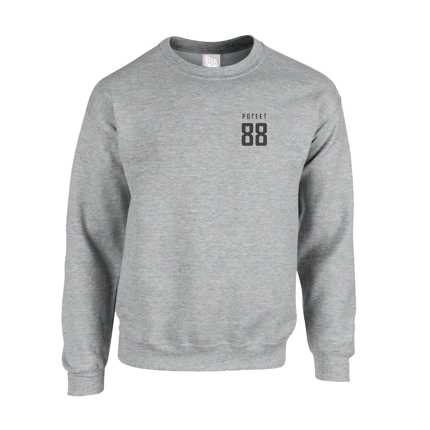 Fleece Crew — Mesh Shirsey in Grey