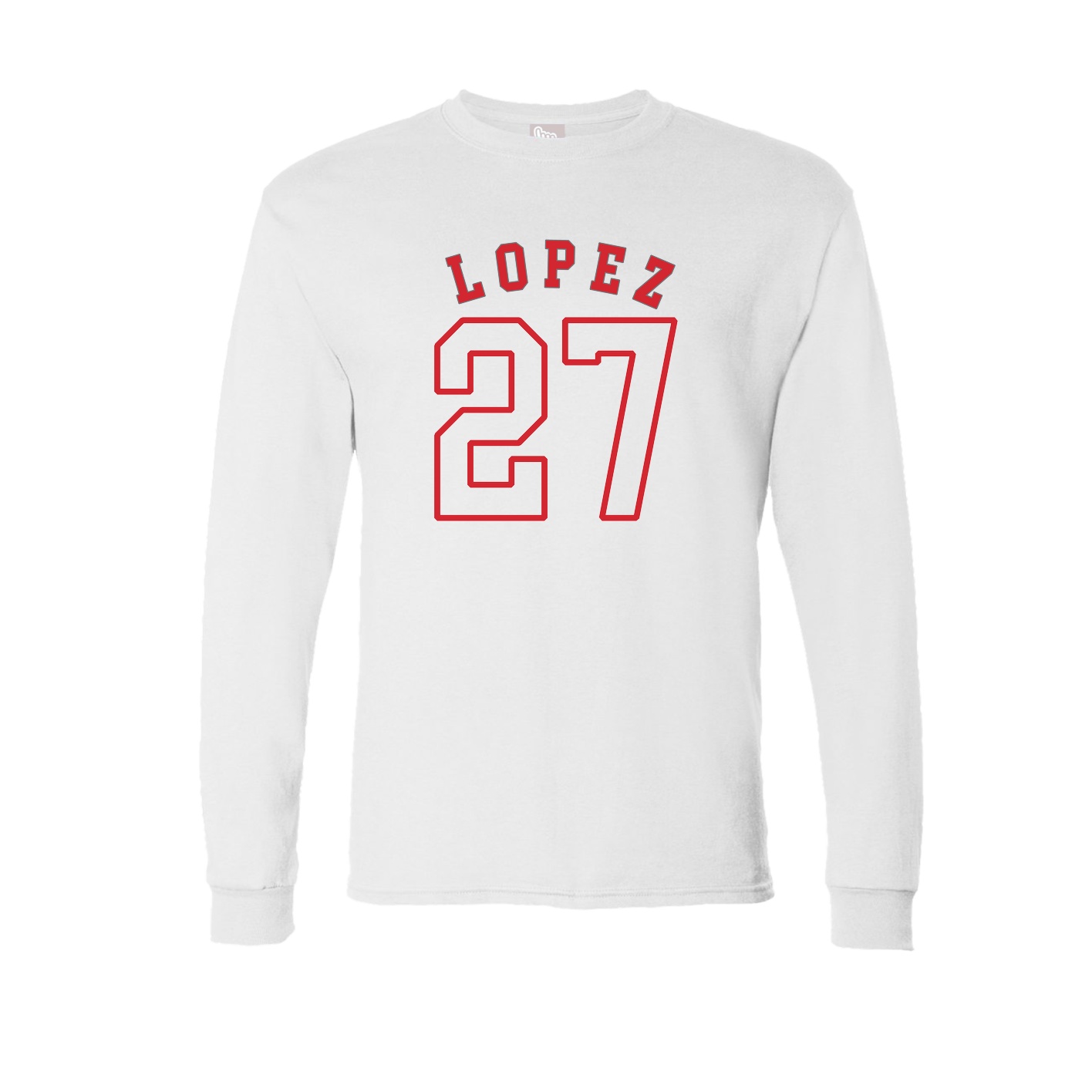 Long Sleeve Tee — Shirsey Arch in White