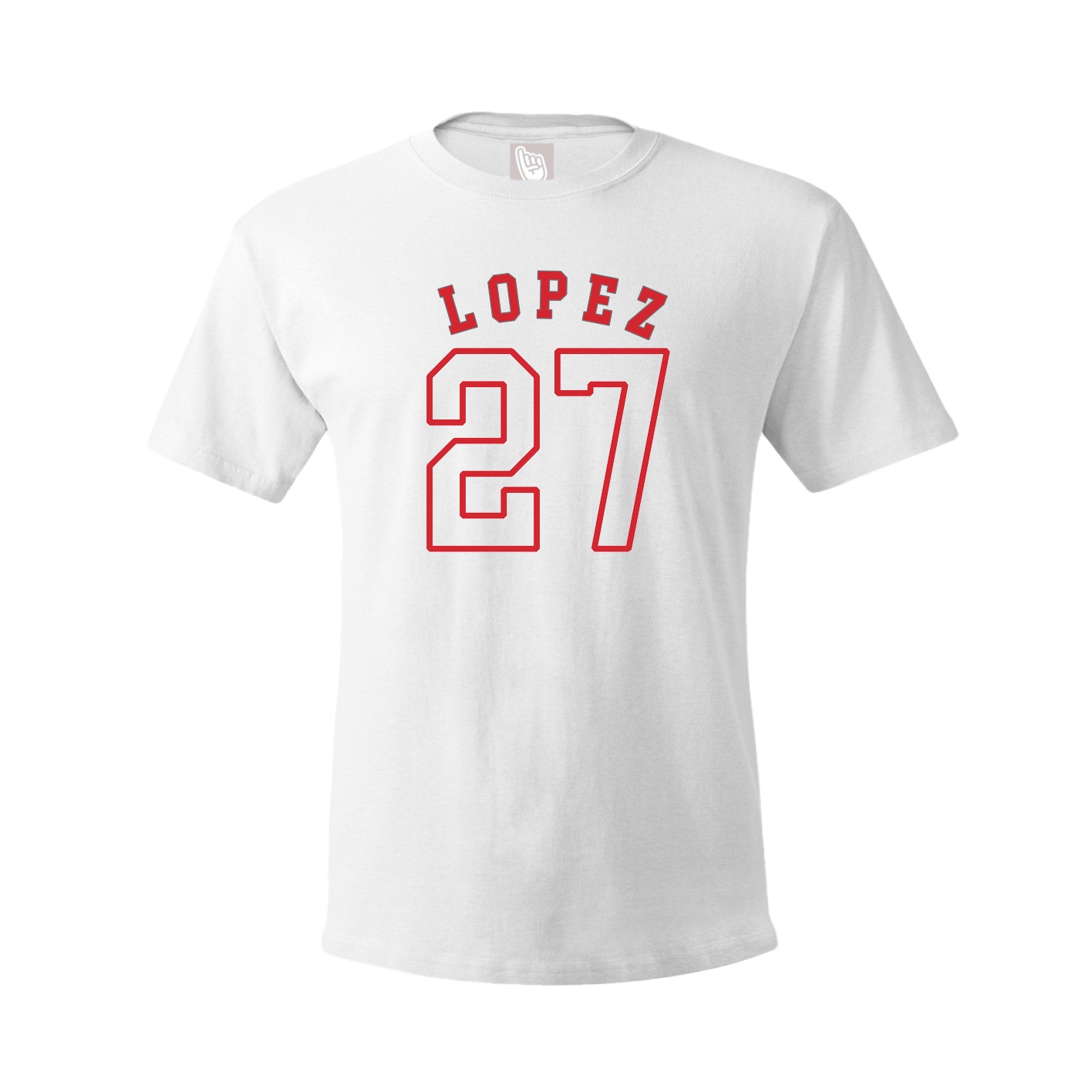 Youth Tee — Shirsey Arch in White