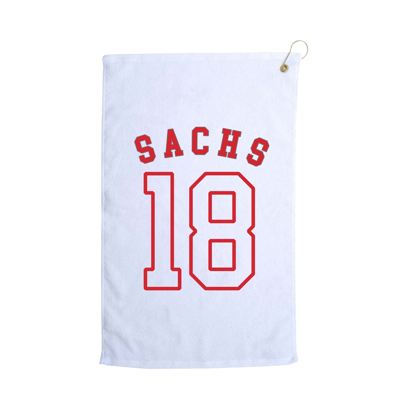 Golf Towel — Shirsey Arch in White