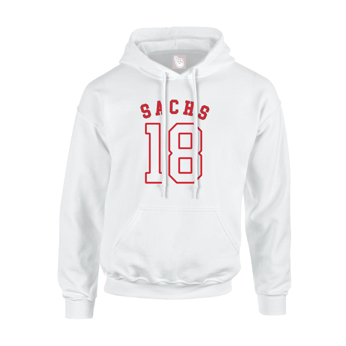 Youth Hoodie — Shirsey Arch in White