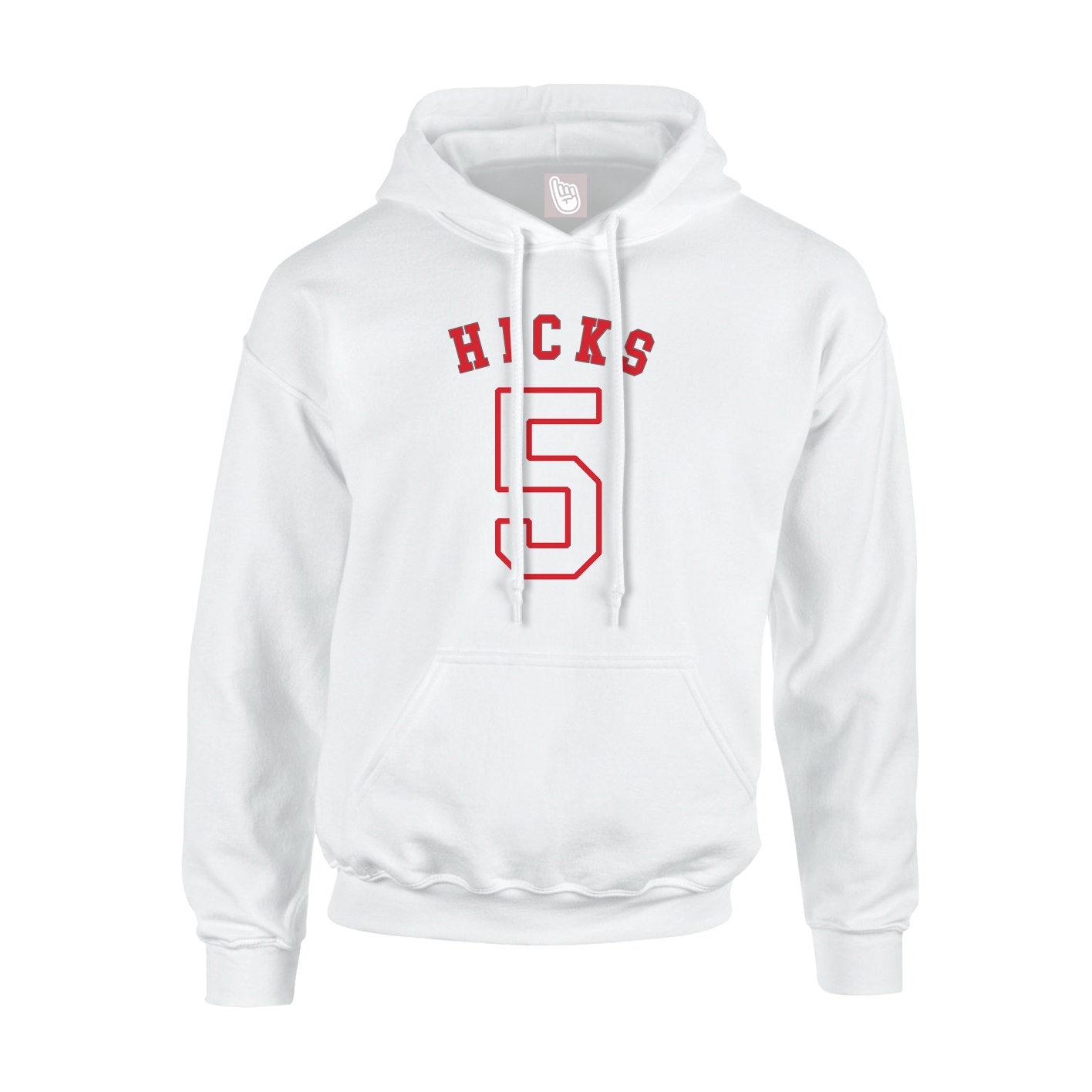 Youth Hoodie — Shirsey Arch in White