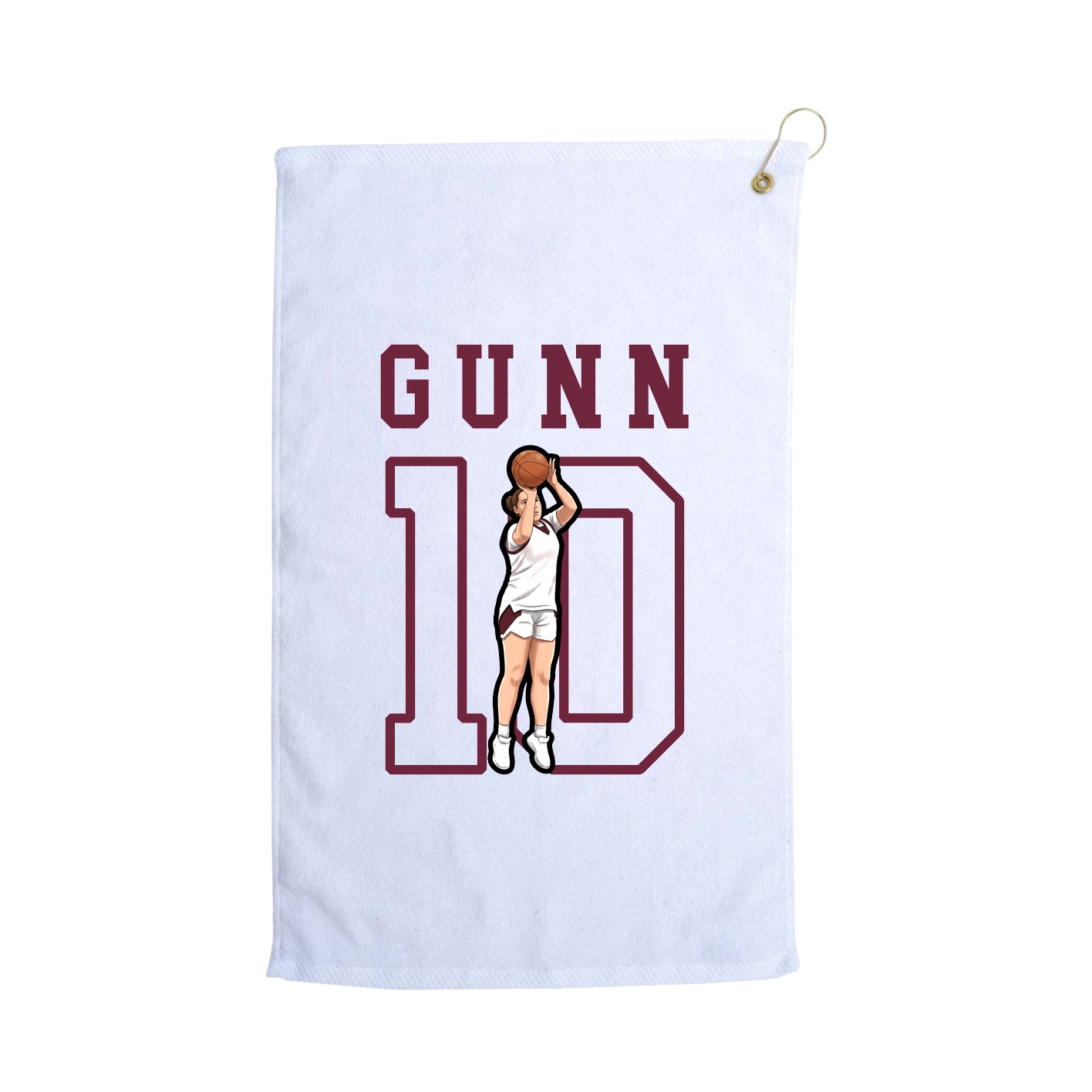 Golf Towel — Shirsey in White