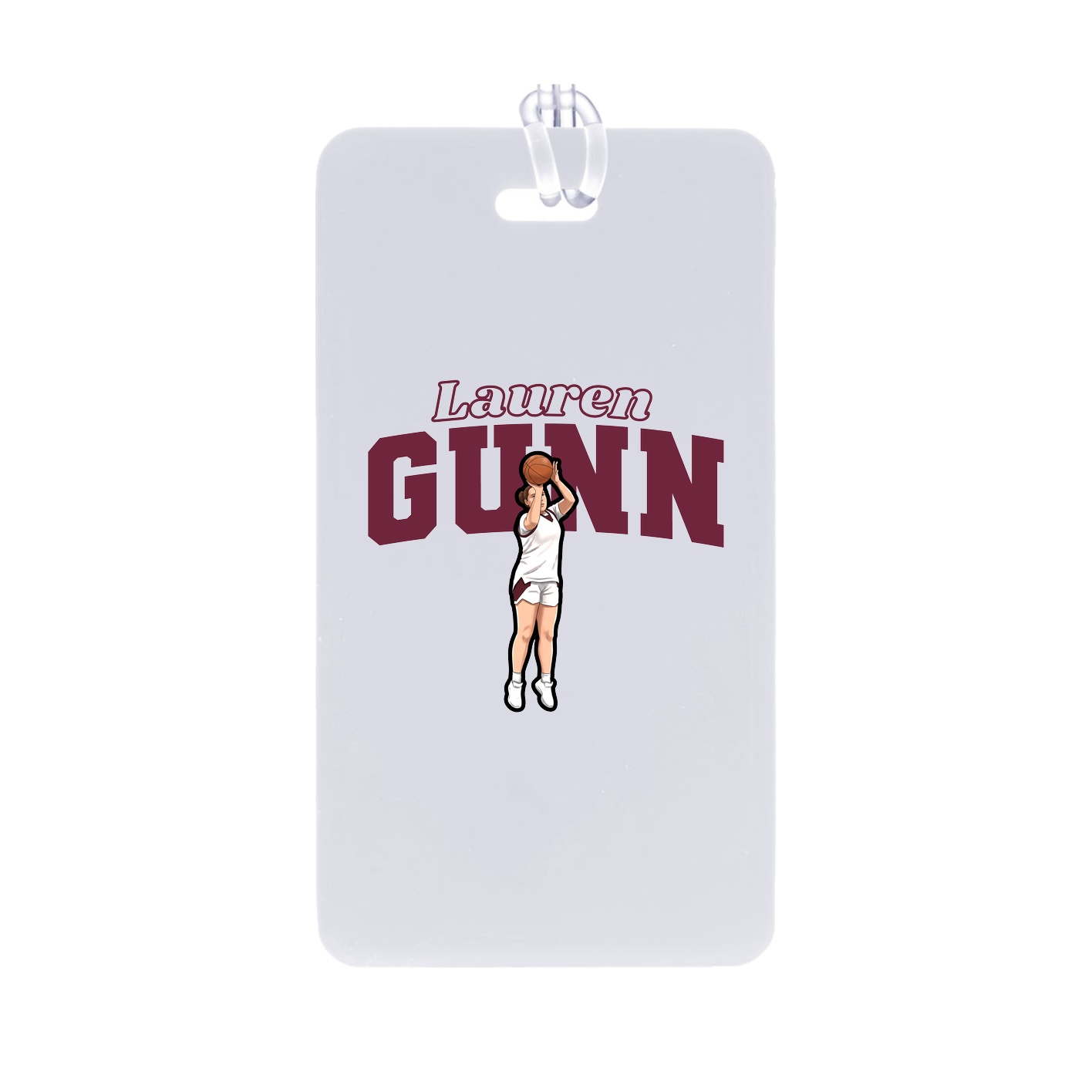 Bag Tag — Name Arch in Classic