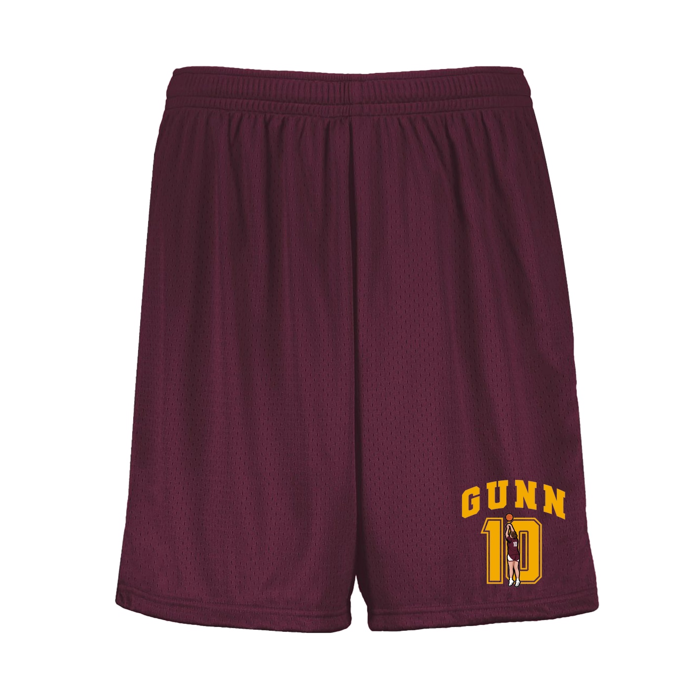Shorts — Number in Maroon