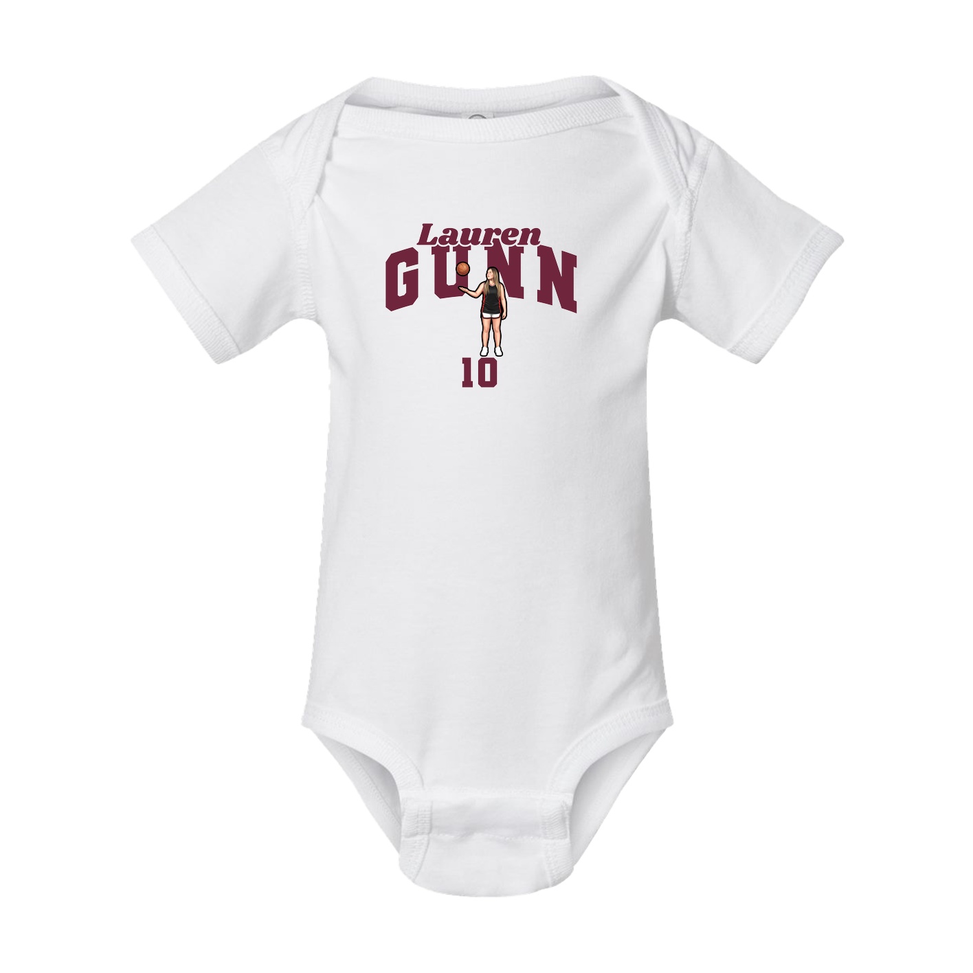 Baby Onesie — Signature Arch in White