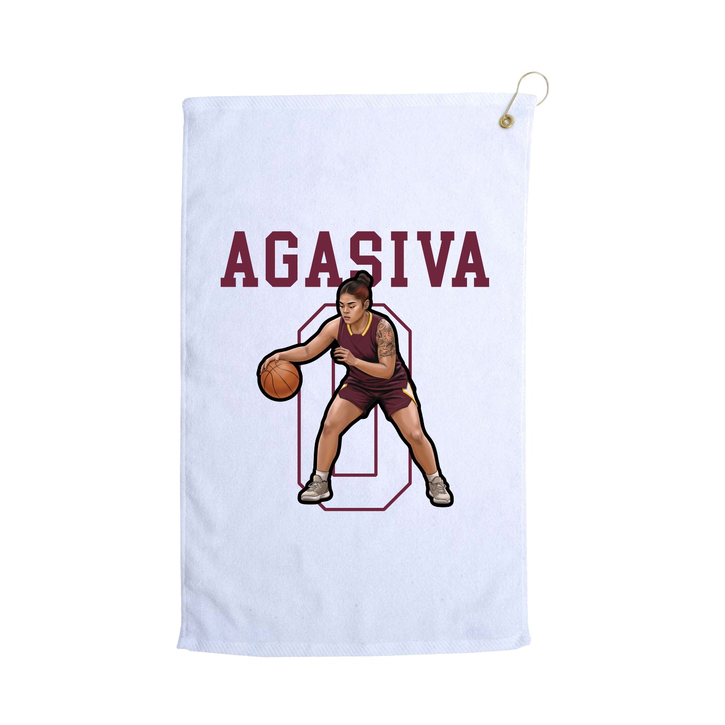 Golf Towel — Shirsey in White