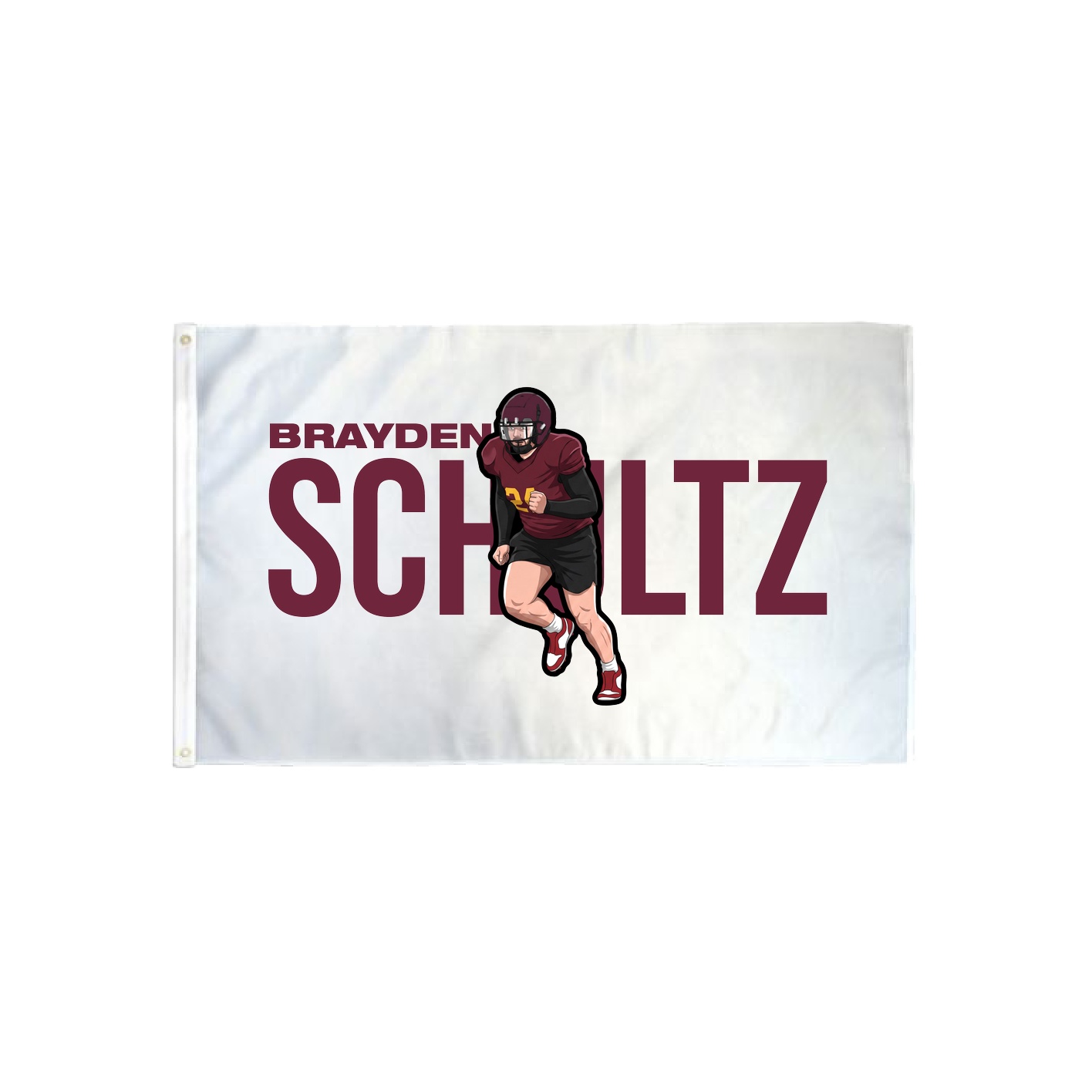 3x5 Flag — Player Name in Classic