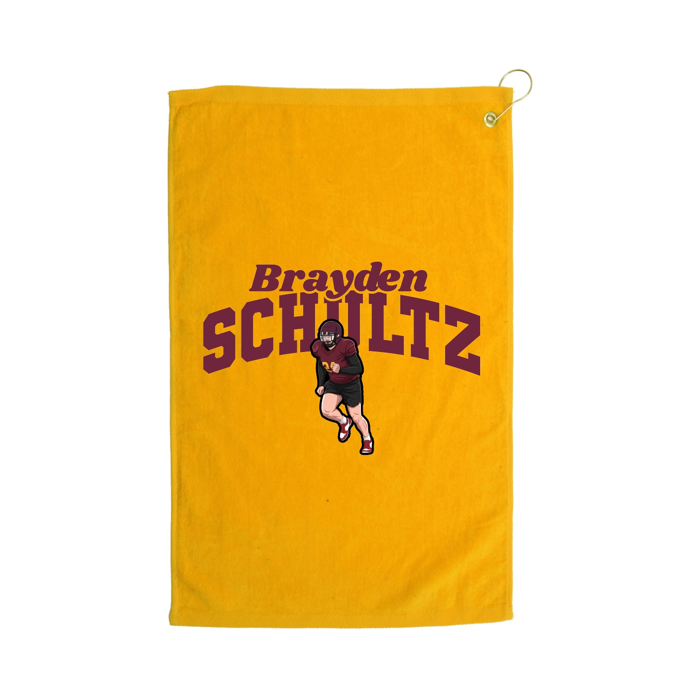 Golf Towel — Signature Arch in Gold
