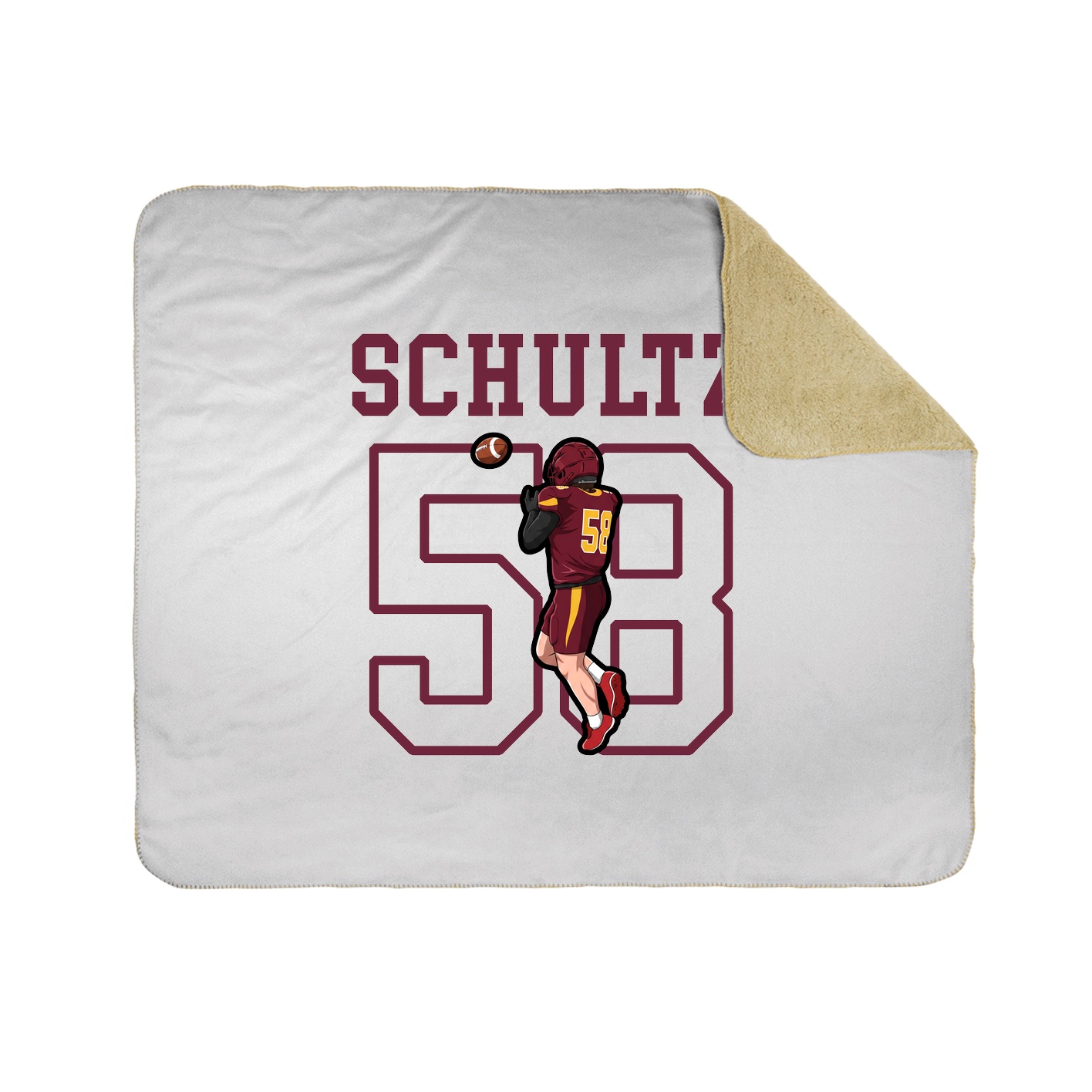 Throw Blanket — Shirsey in White