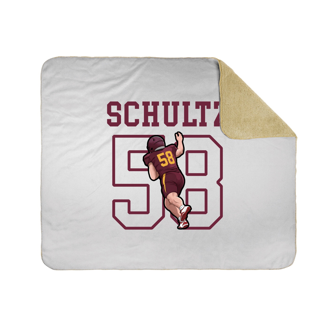 Throw Blanket — Shirsey in White