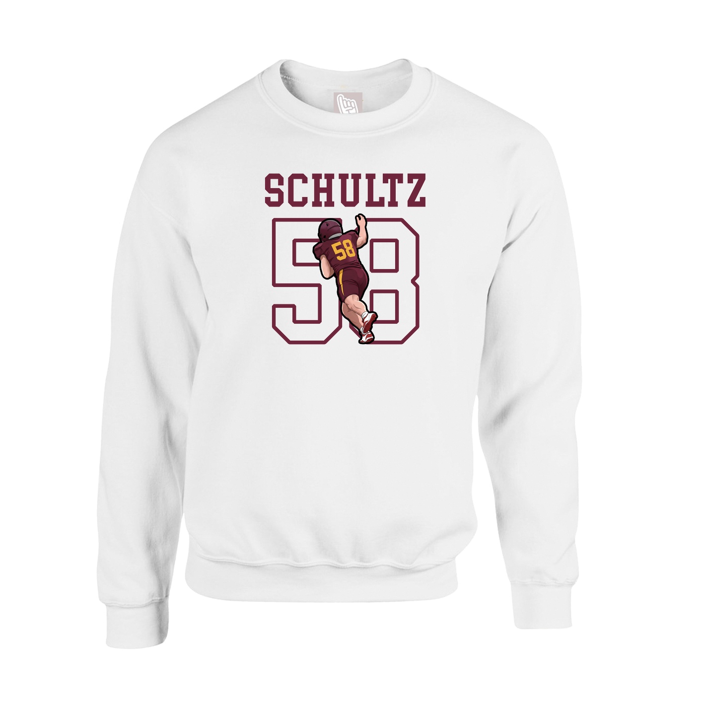 Fleece Crew — Shirsey in White