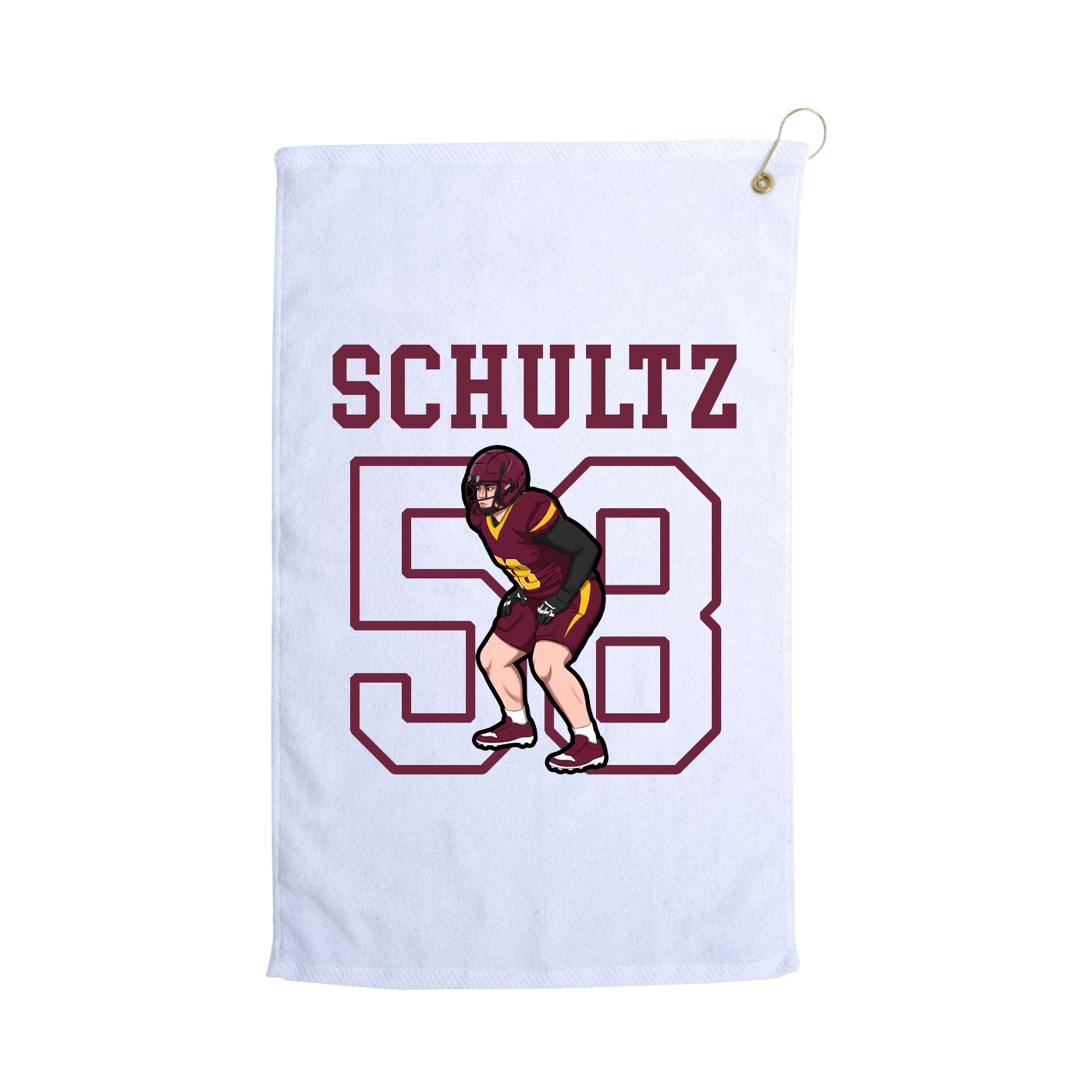 Golf Towel — Shirsey in White