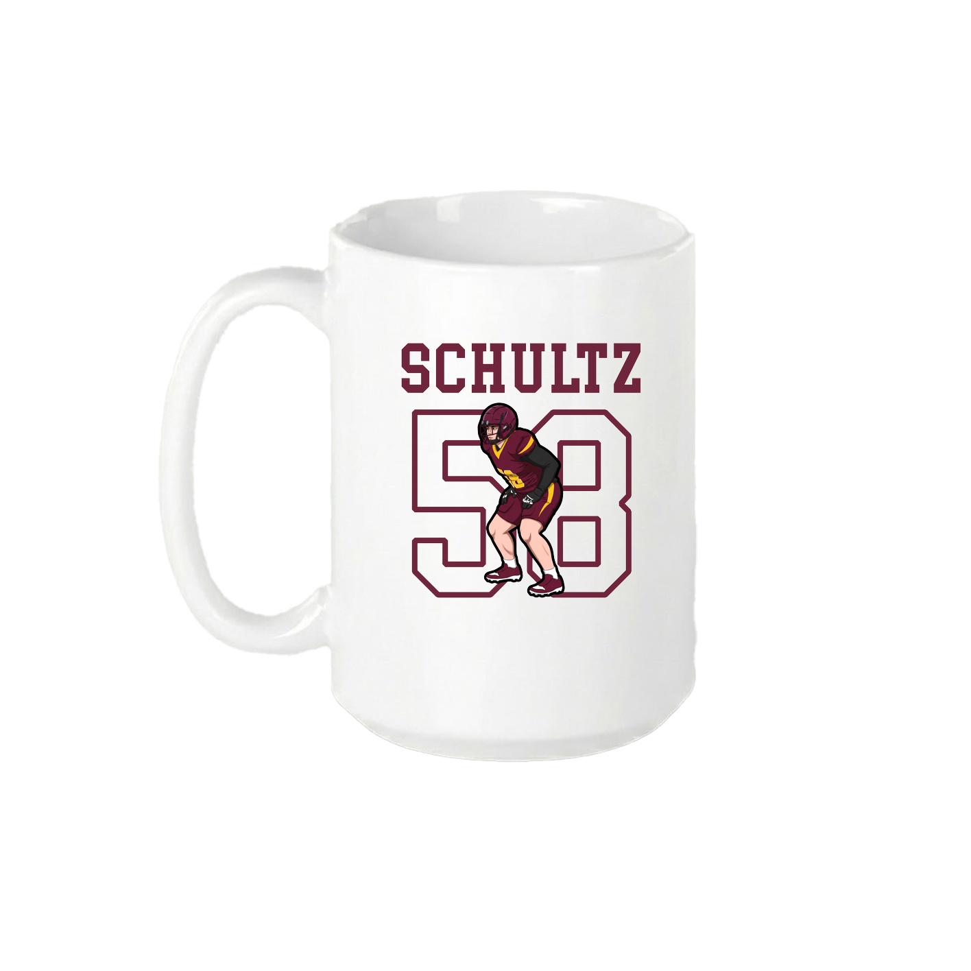 15oz Coffee Mug — Shirsey in White