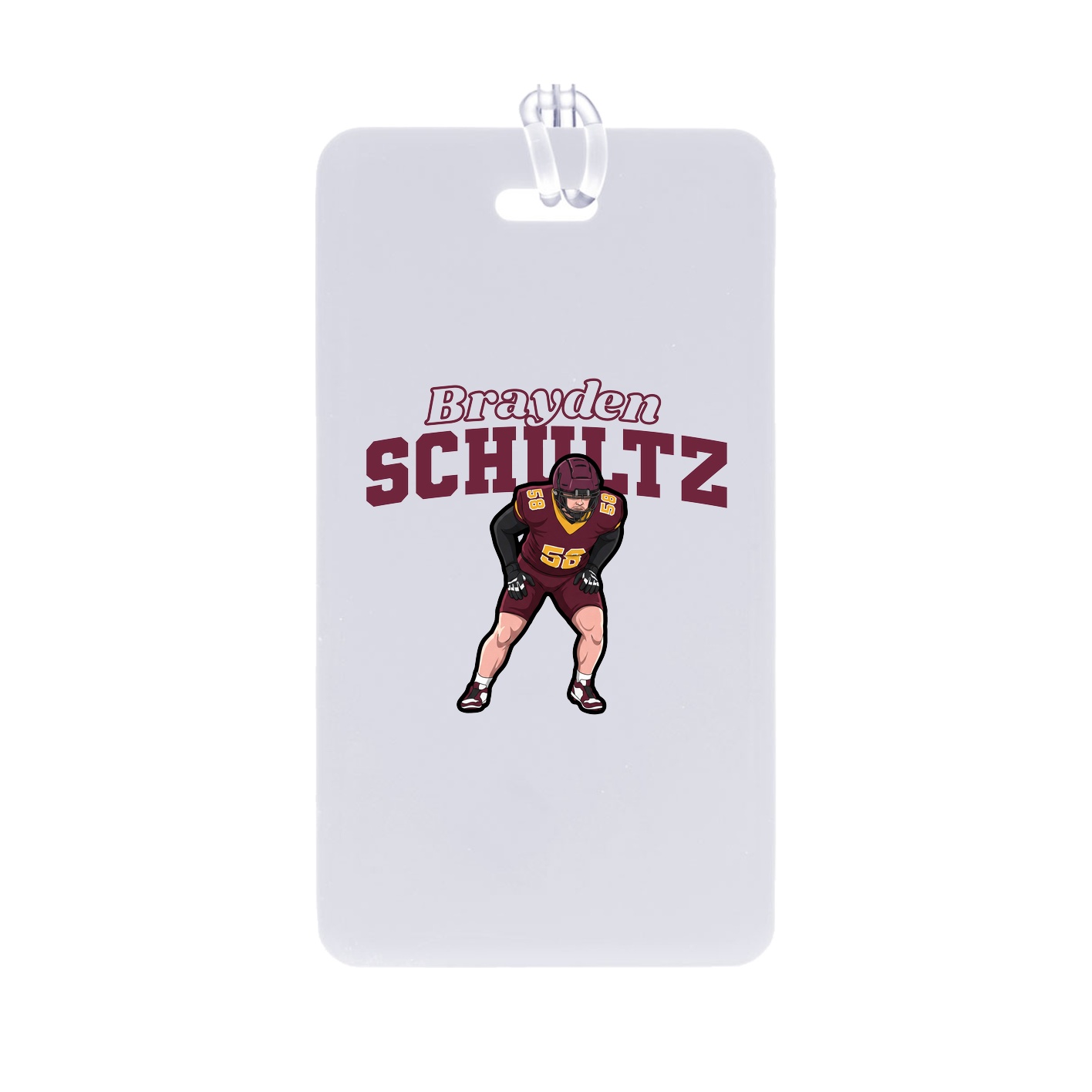Bag Tag — Name Arch in Classic