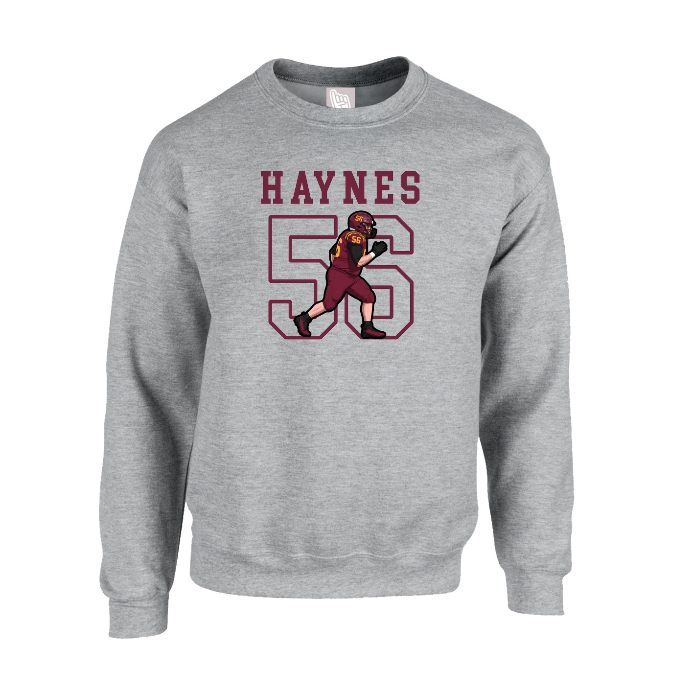 Fleece Crew — Shirsey in Grey