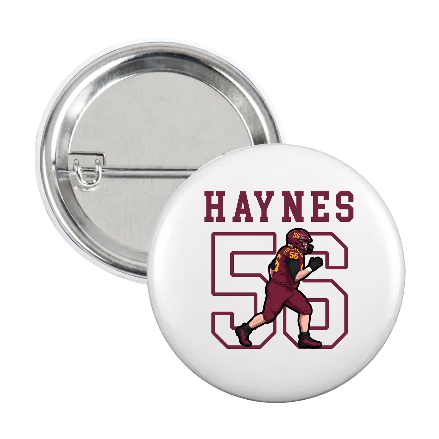 Game Day Button — Shirsey in White