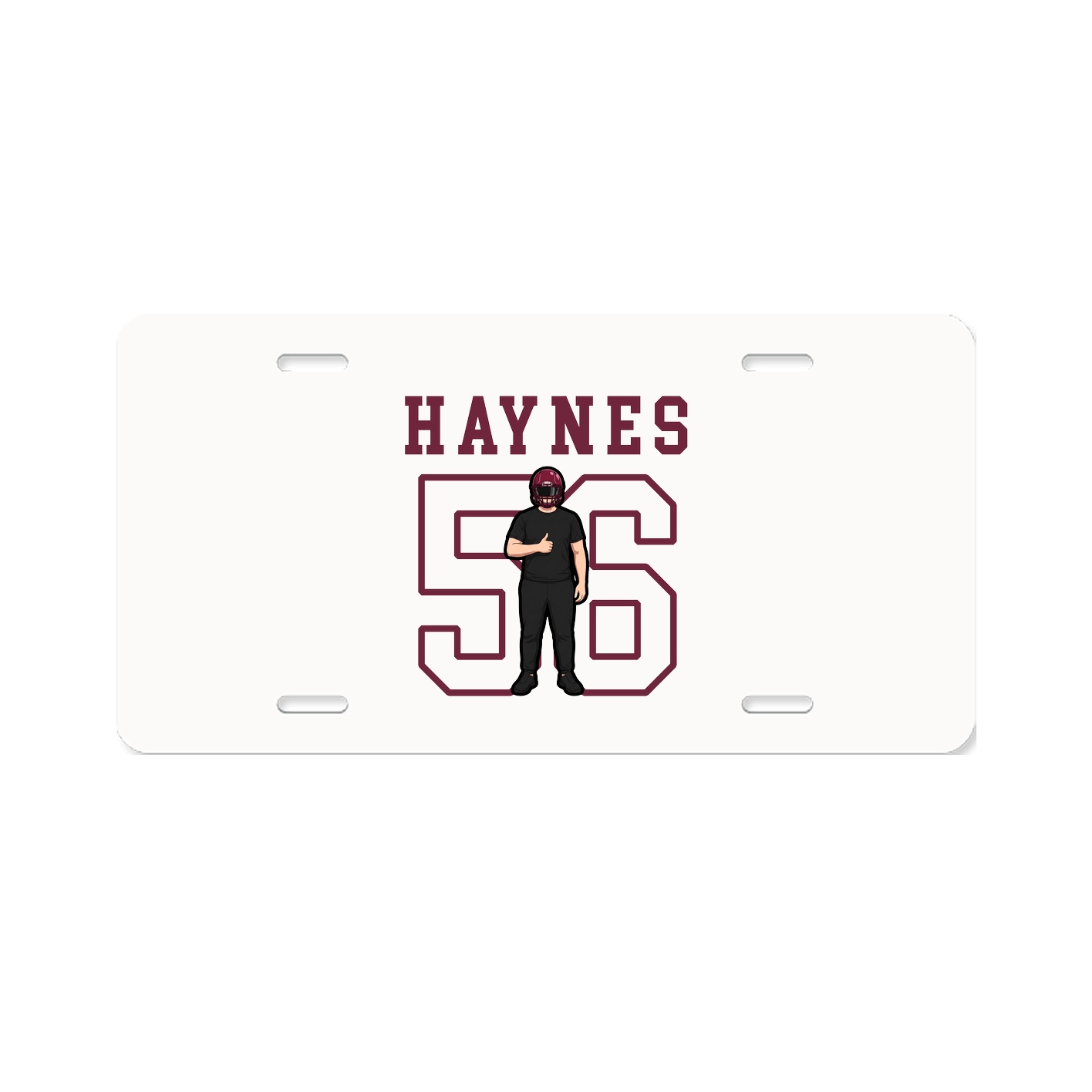 License Plate — Shirsey in Classic