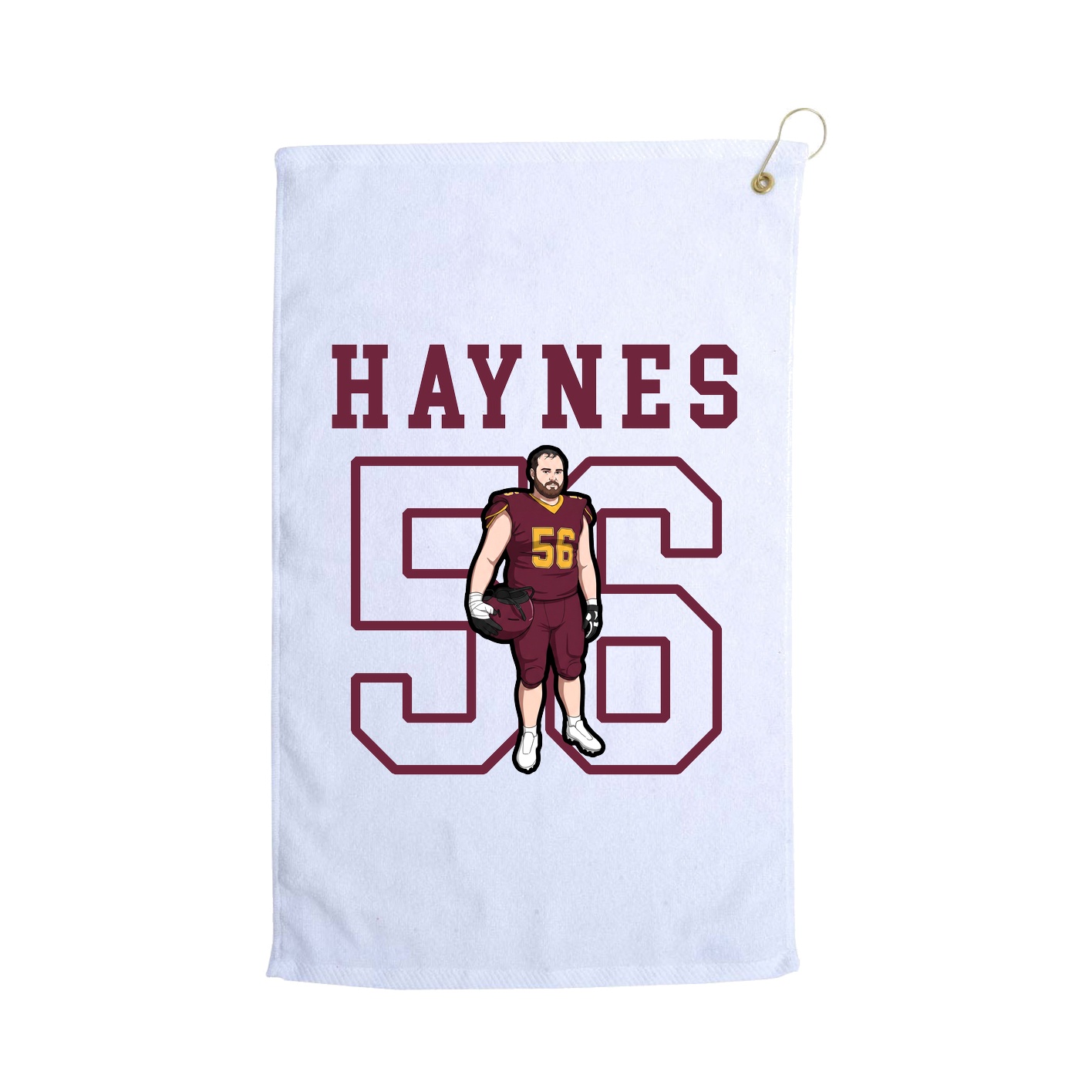 Golf Towel — Shirsey in White