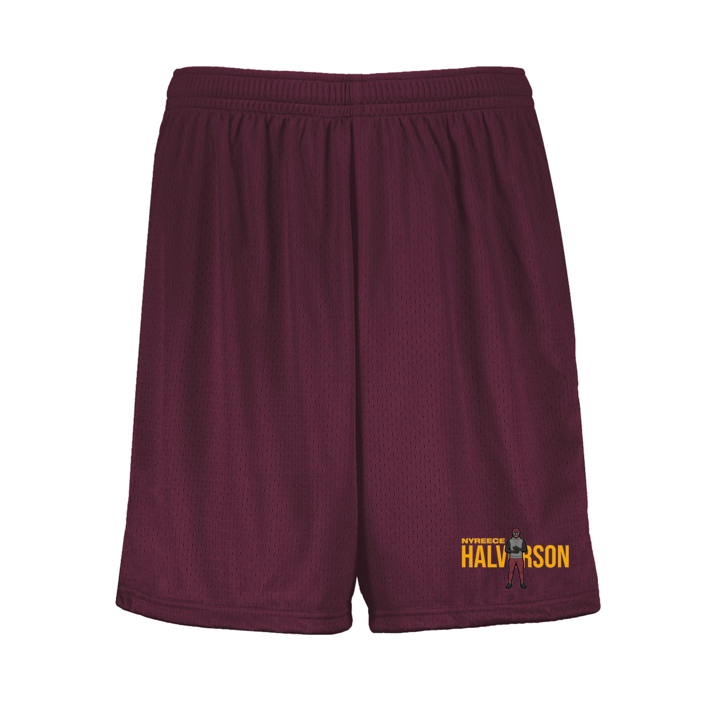 Shorts — Player Name in Maroon