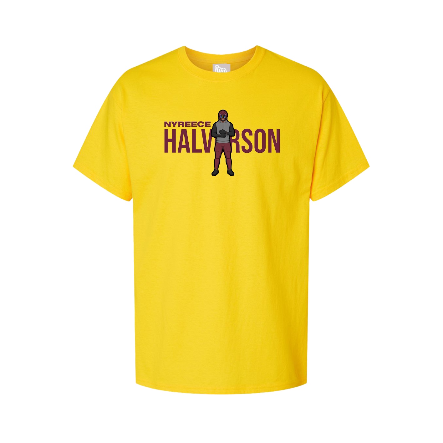 Youth Tee — Player Name in Gold