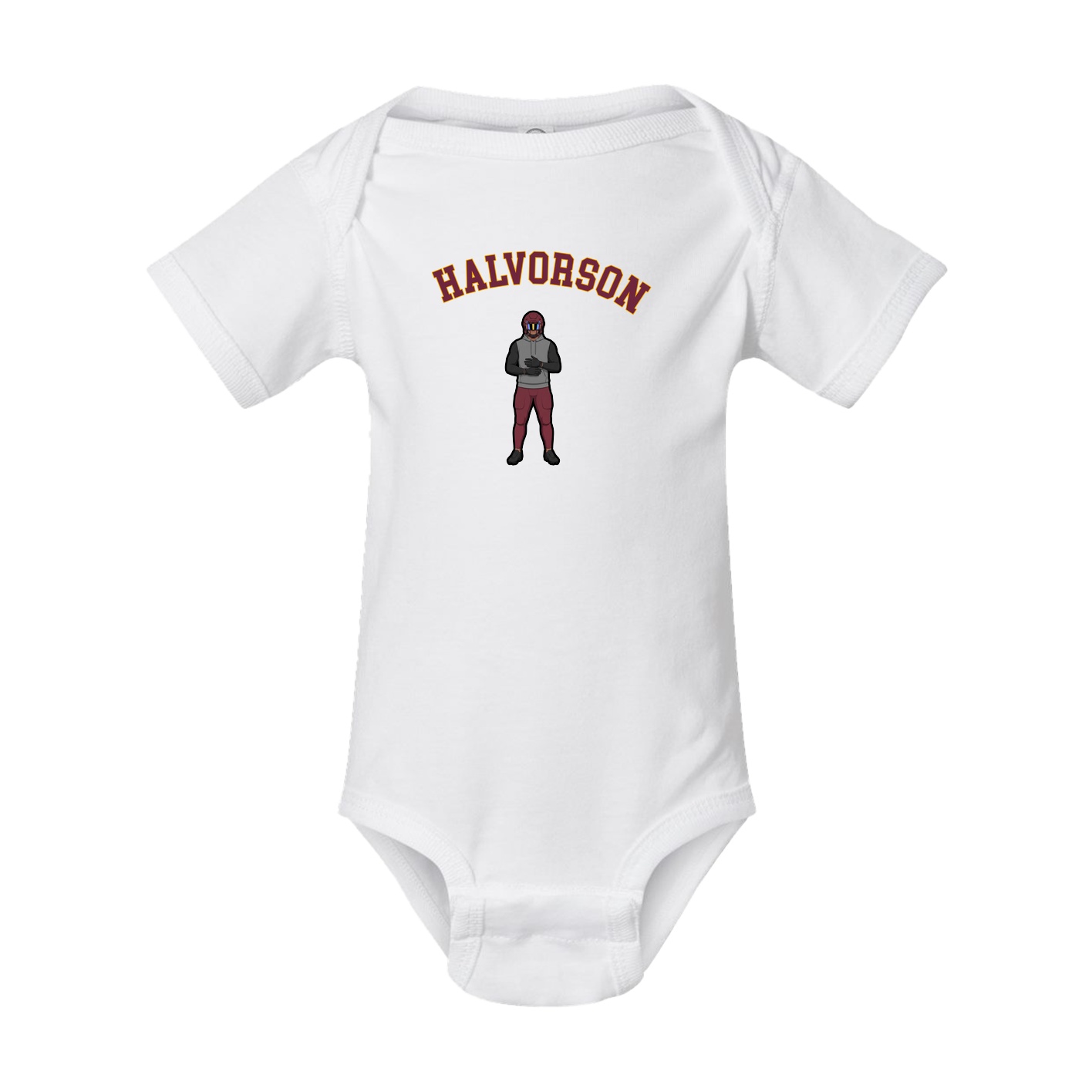 Baby Onesie — Shirsey Arch in White
