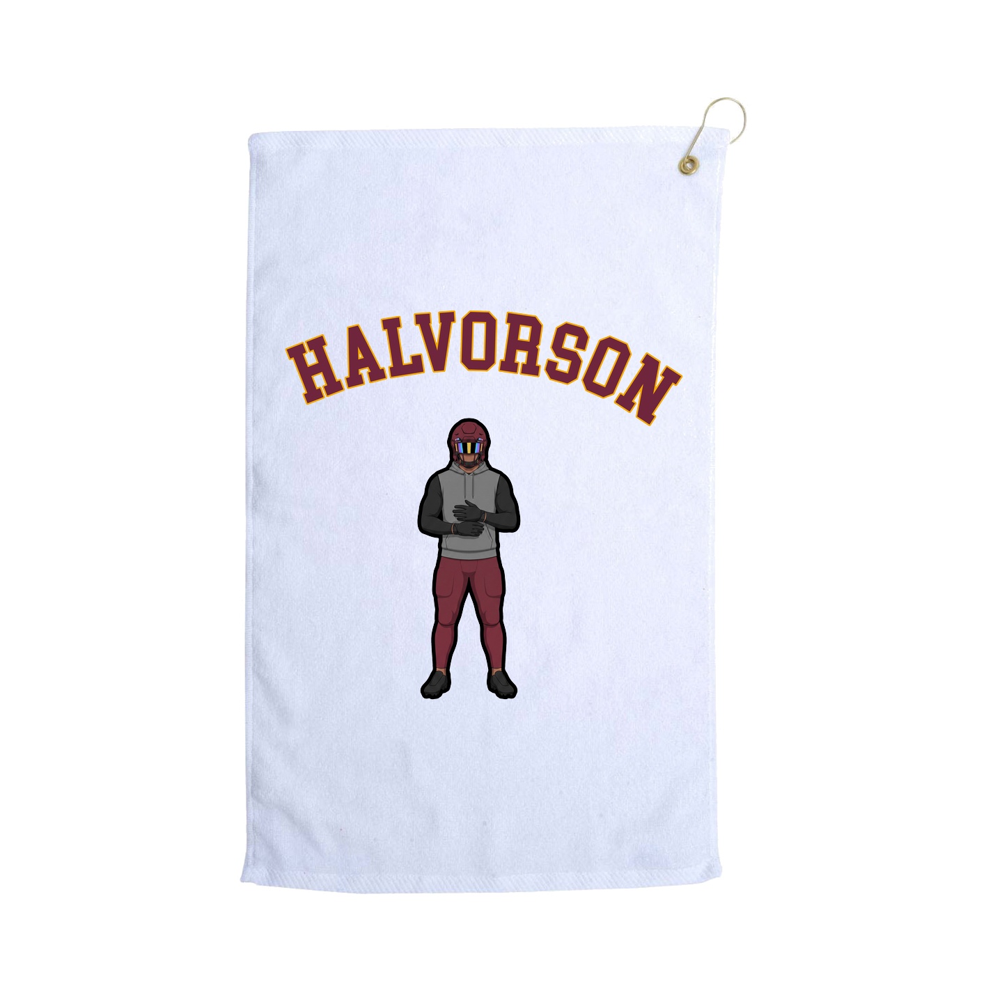 Golf Towel — Shirsey Arch in White