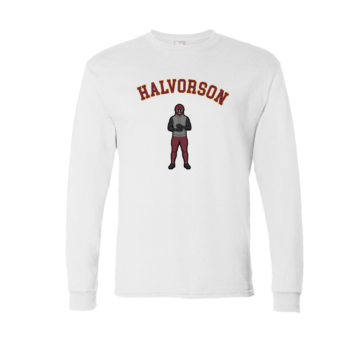 Long Sleeve Tee — Shirsey Arch in White