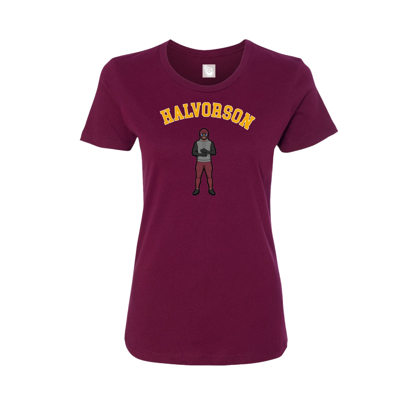 Womens Tee — Shirsey Arch in Maroon