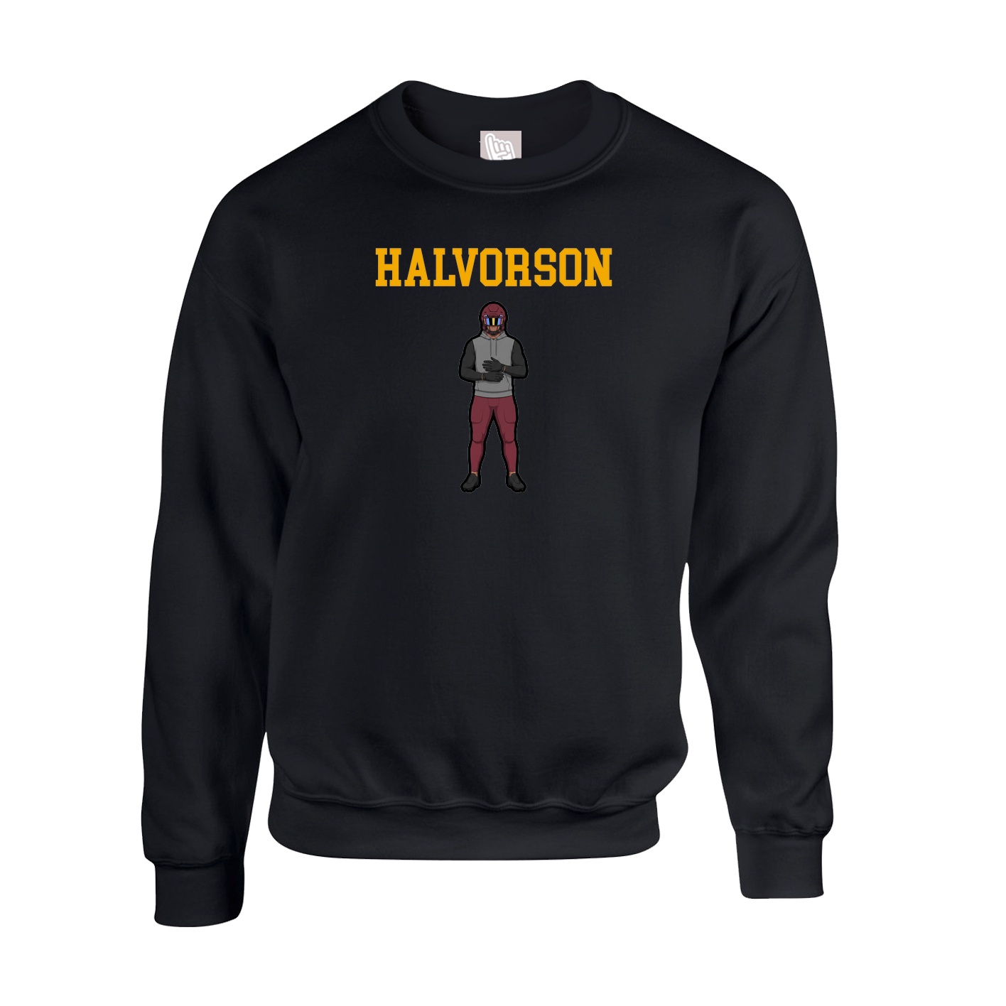 Fleece Crew — Shirsey in Black