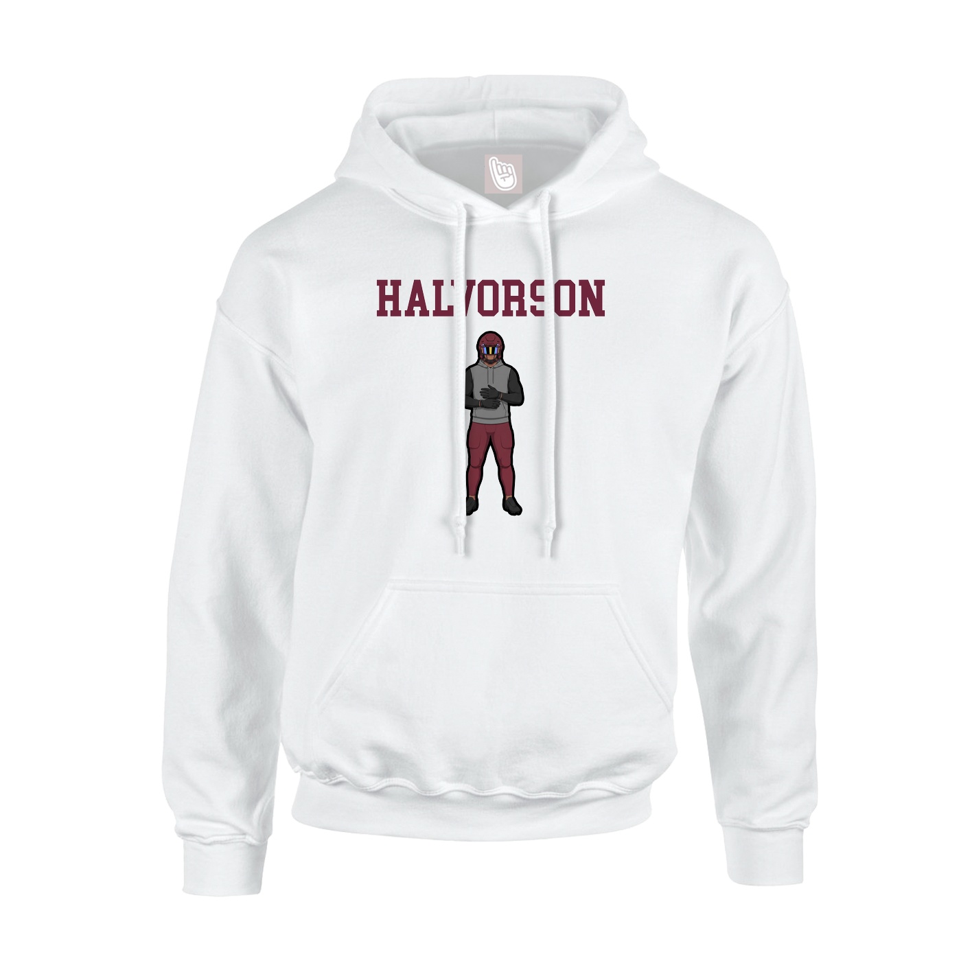 Youth Hoodie — Shirsey in White