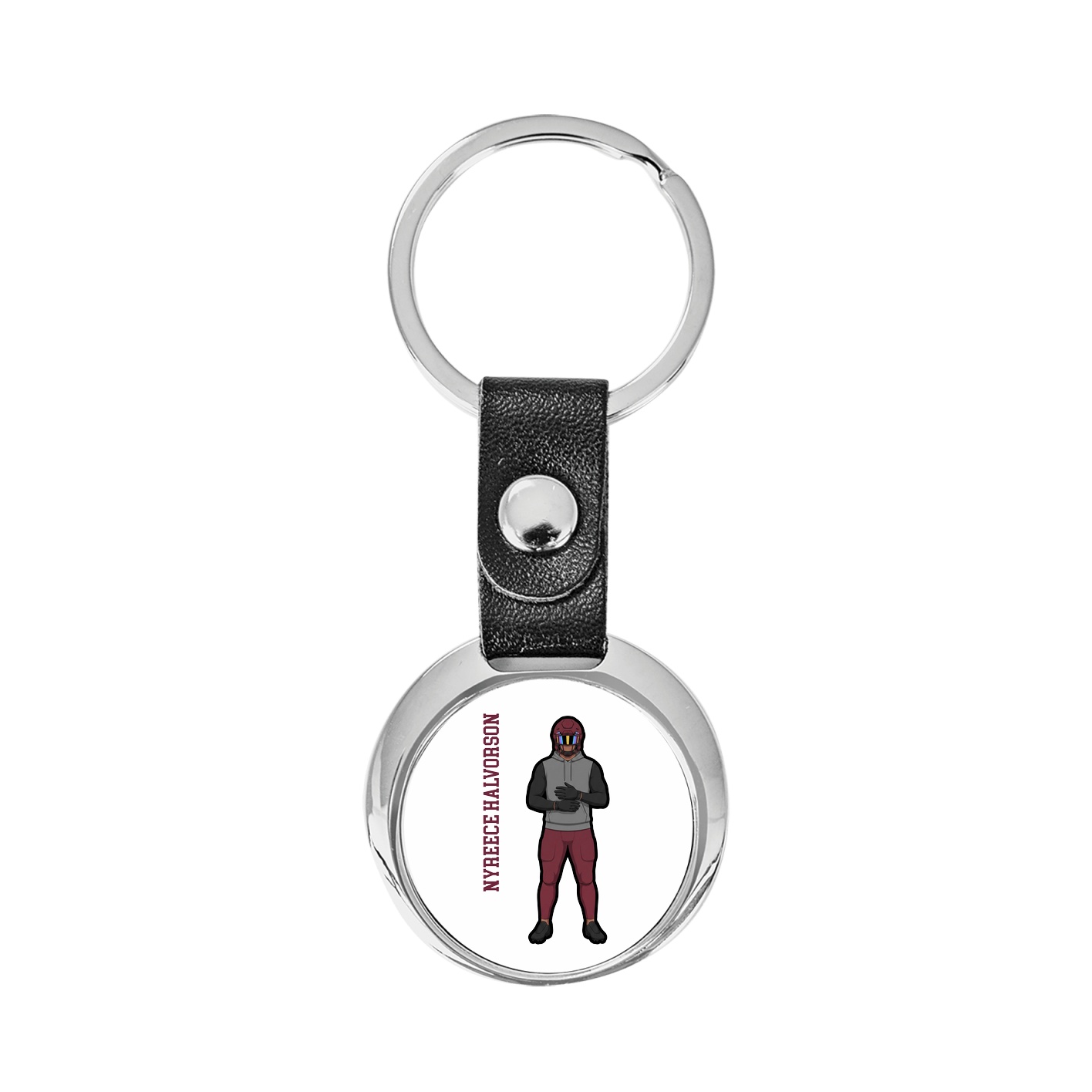 Key Chain — Name Vertical in Classic
