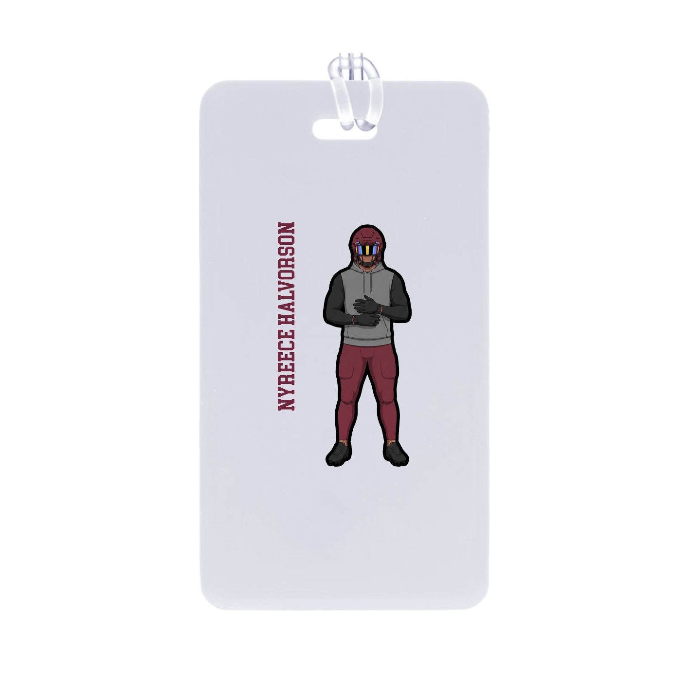 Bag Tag — Name Vertical in Classic