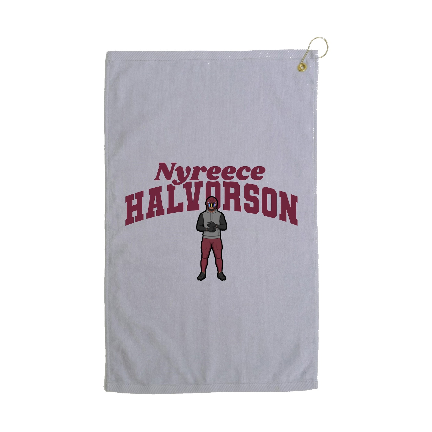 Golf Towel — Signature Arch in Grey