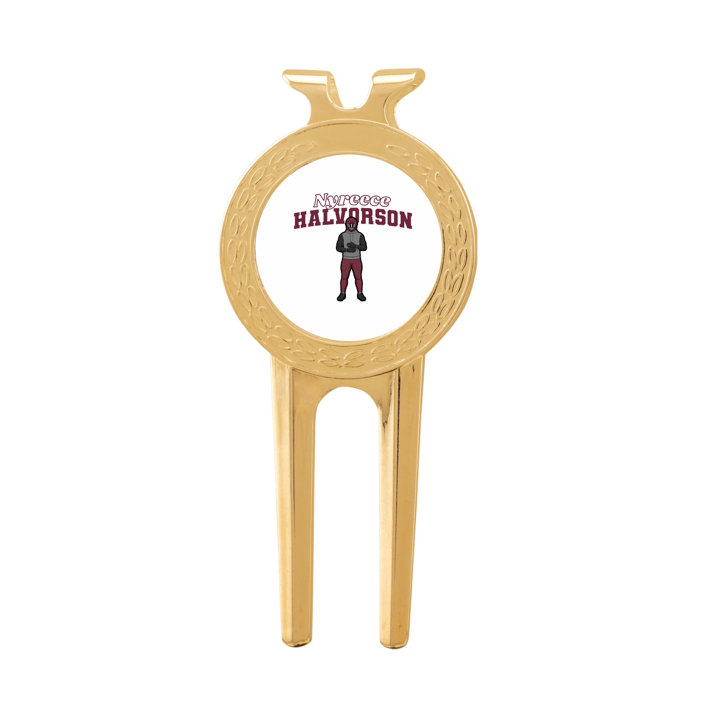Divot Tool with Ball Marker — Name Arch in Classic