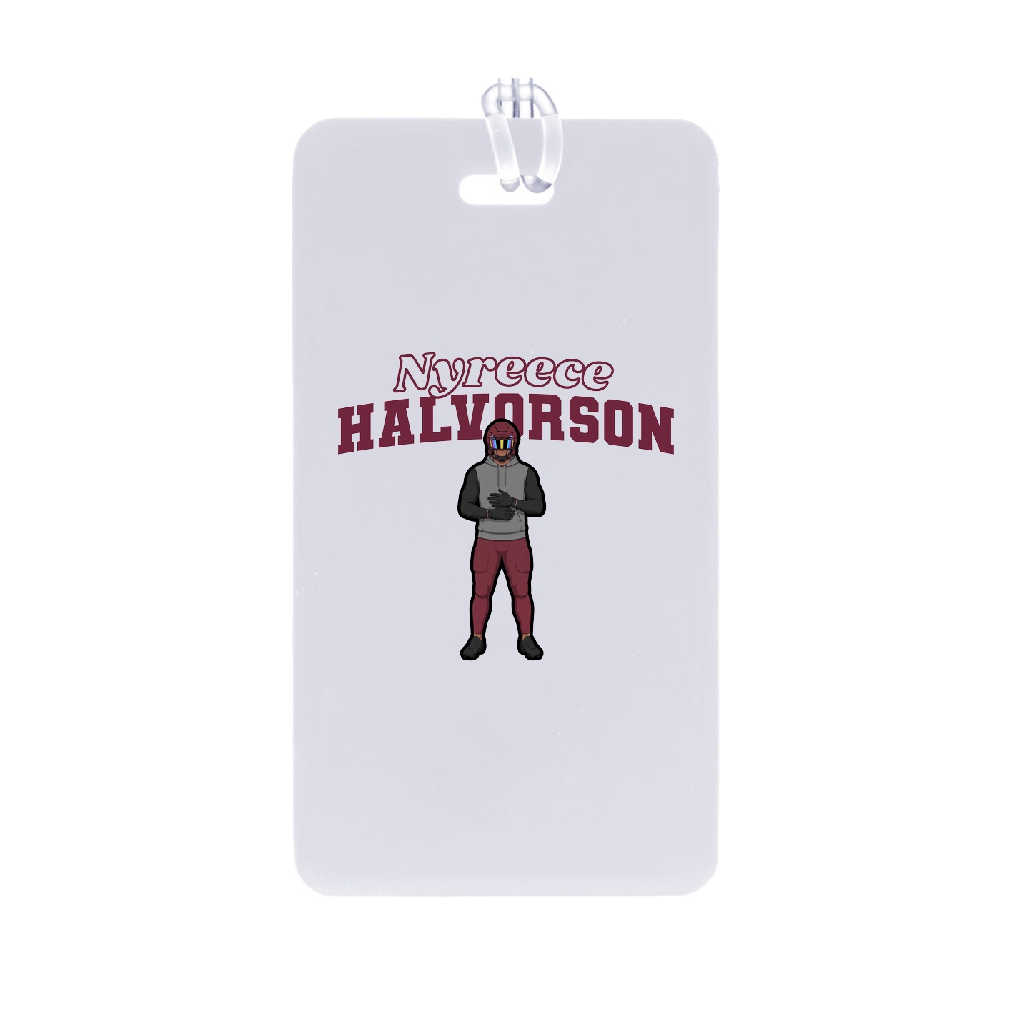 Bag Tag — Name Arch in Classic