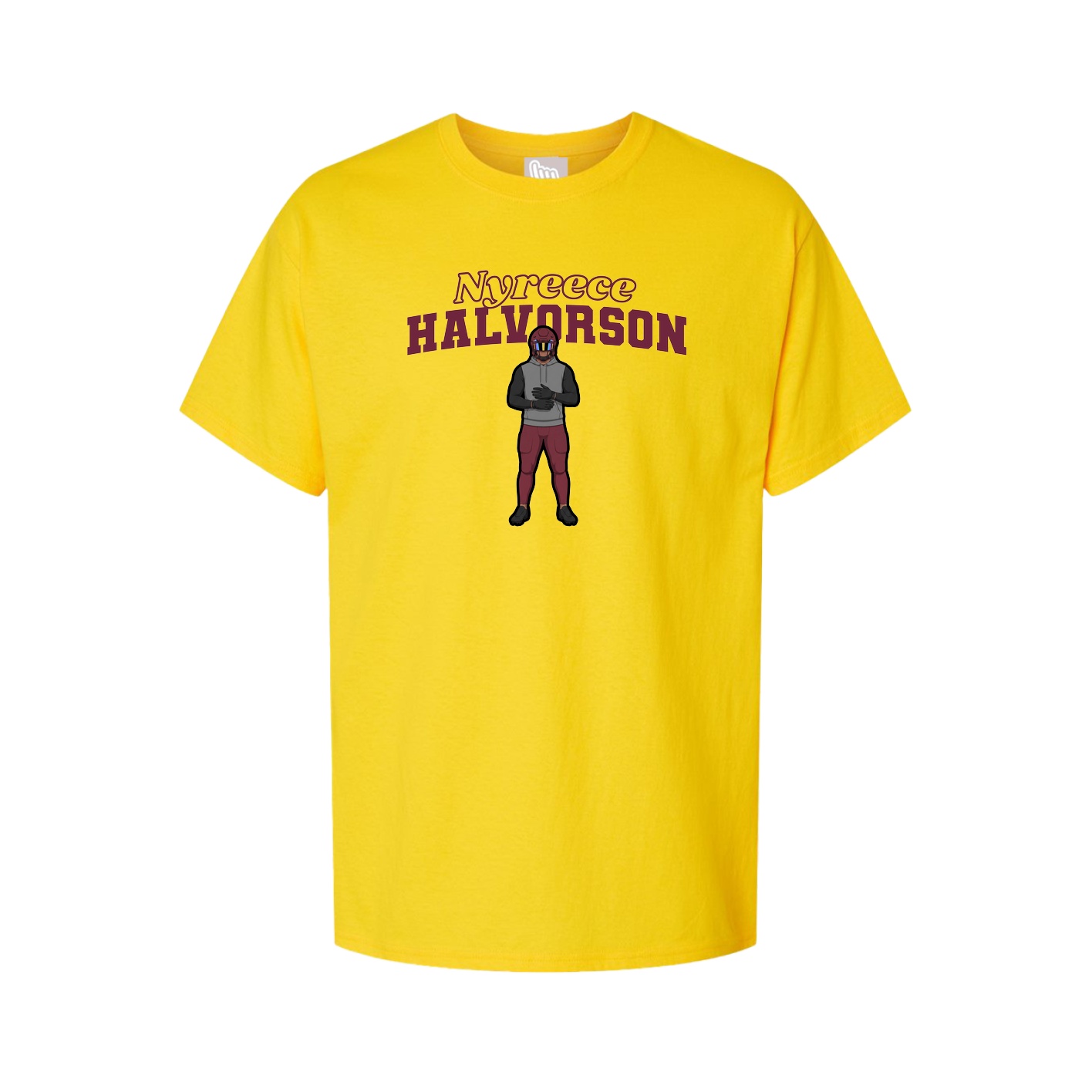 Tee — Name Arch in Gold